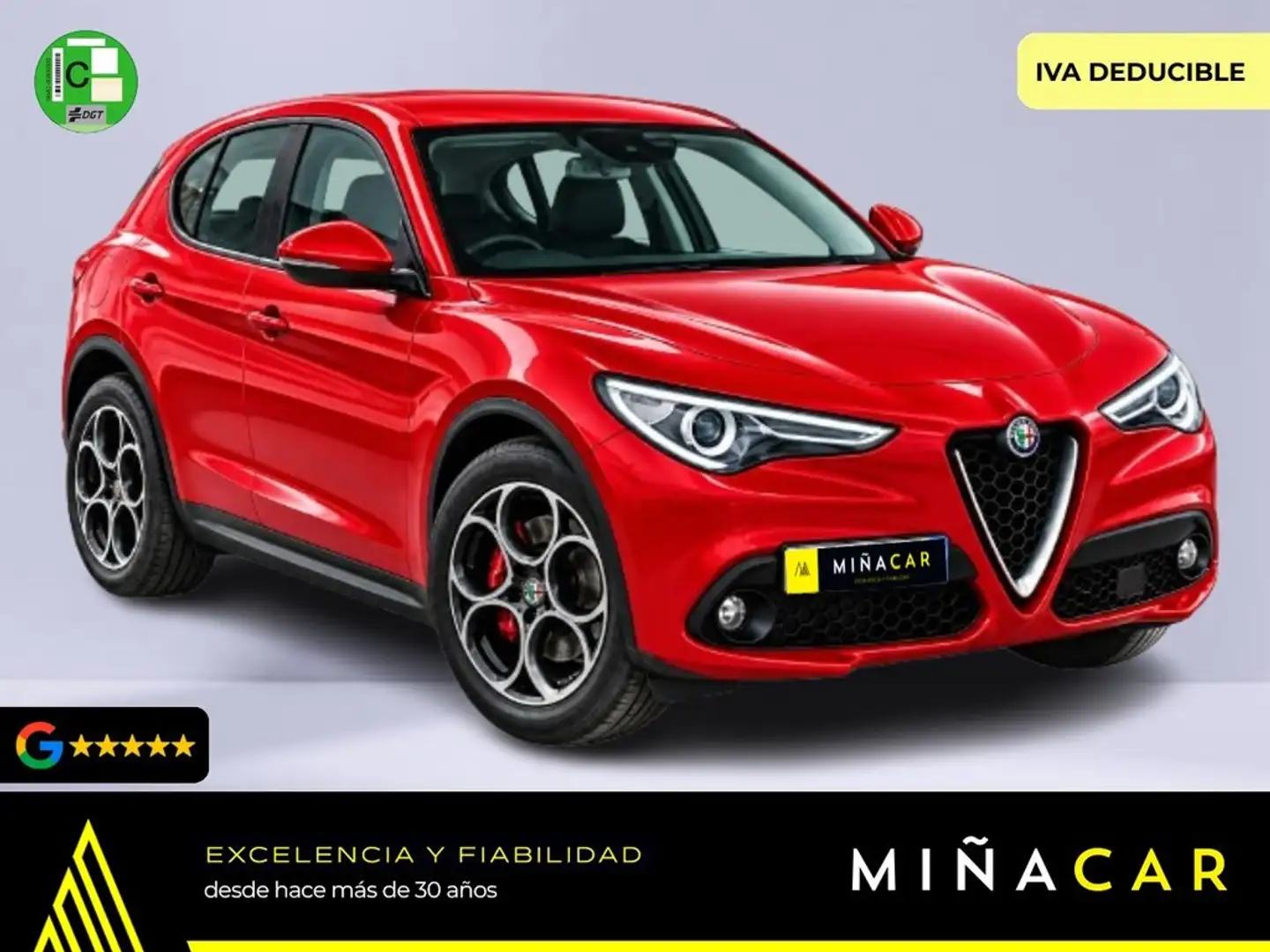 Alfa Romeo Stelvio 2.2 Diesel 118kW (160CV) SUPER RWD Rojo - 1