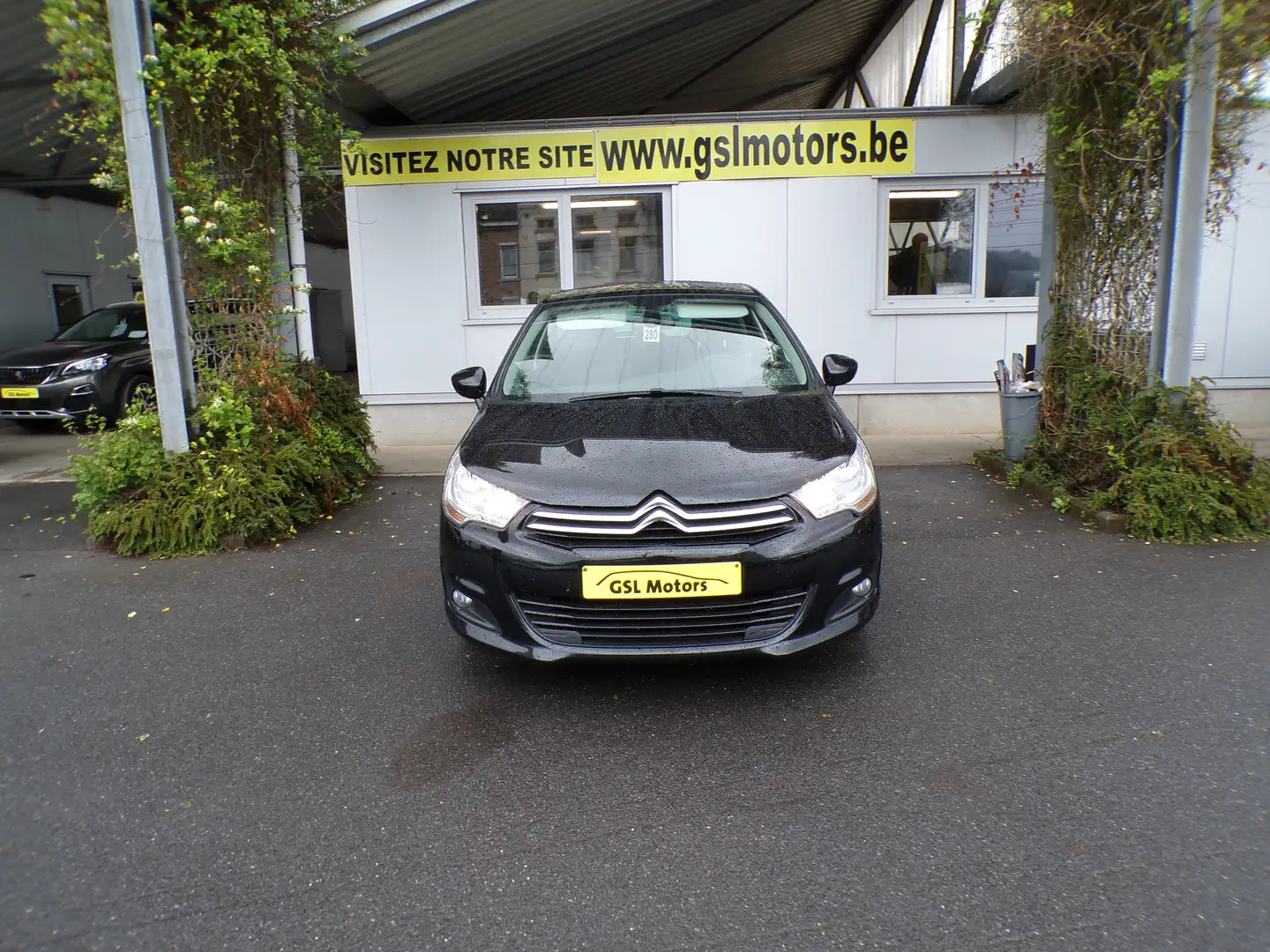 Citroen C4 1.6i VTi 120cv Automatique noir05/12 58103km Airco Zwart - 2