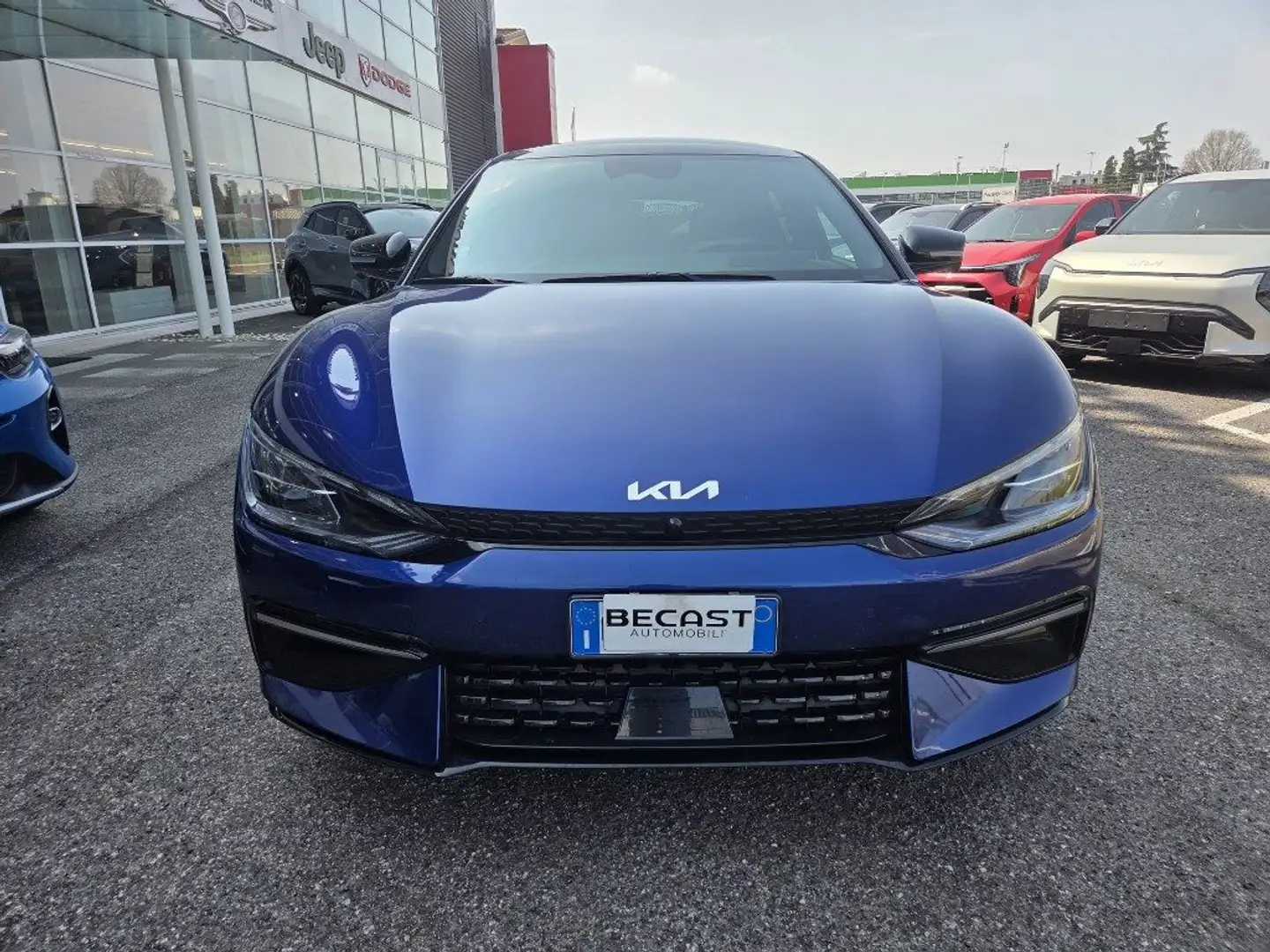Kia EV6 Dual Motor 77,4 kWh AWD GT Line - AZIENDALE Modrá - 2