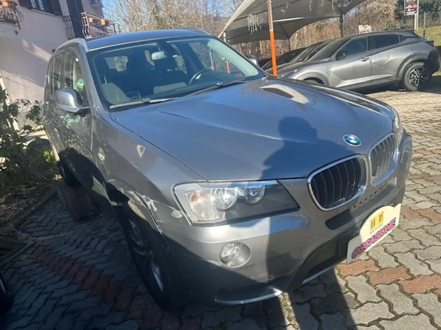 BMW X3 X3 F25 2010 xdrive20d Eletta Grijs - 2