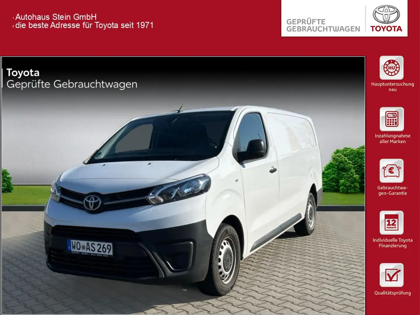 Toyota Proace 2,0-l-D-4D L2 Meister Weiß - 1
