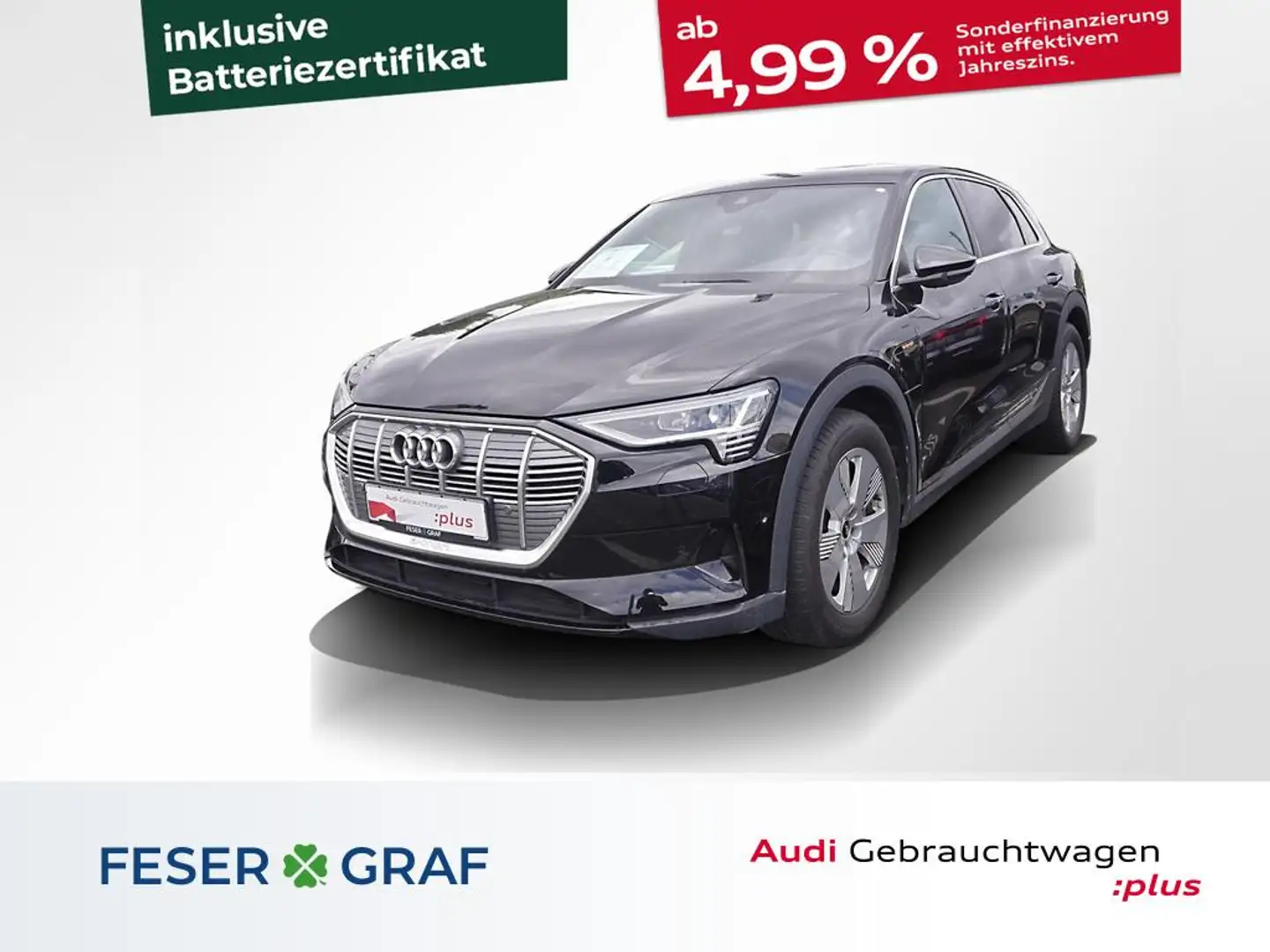 Audi e-tron 55 quattro Navi SHZ Park-Assist Tempomat Negru - 1