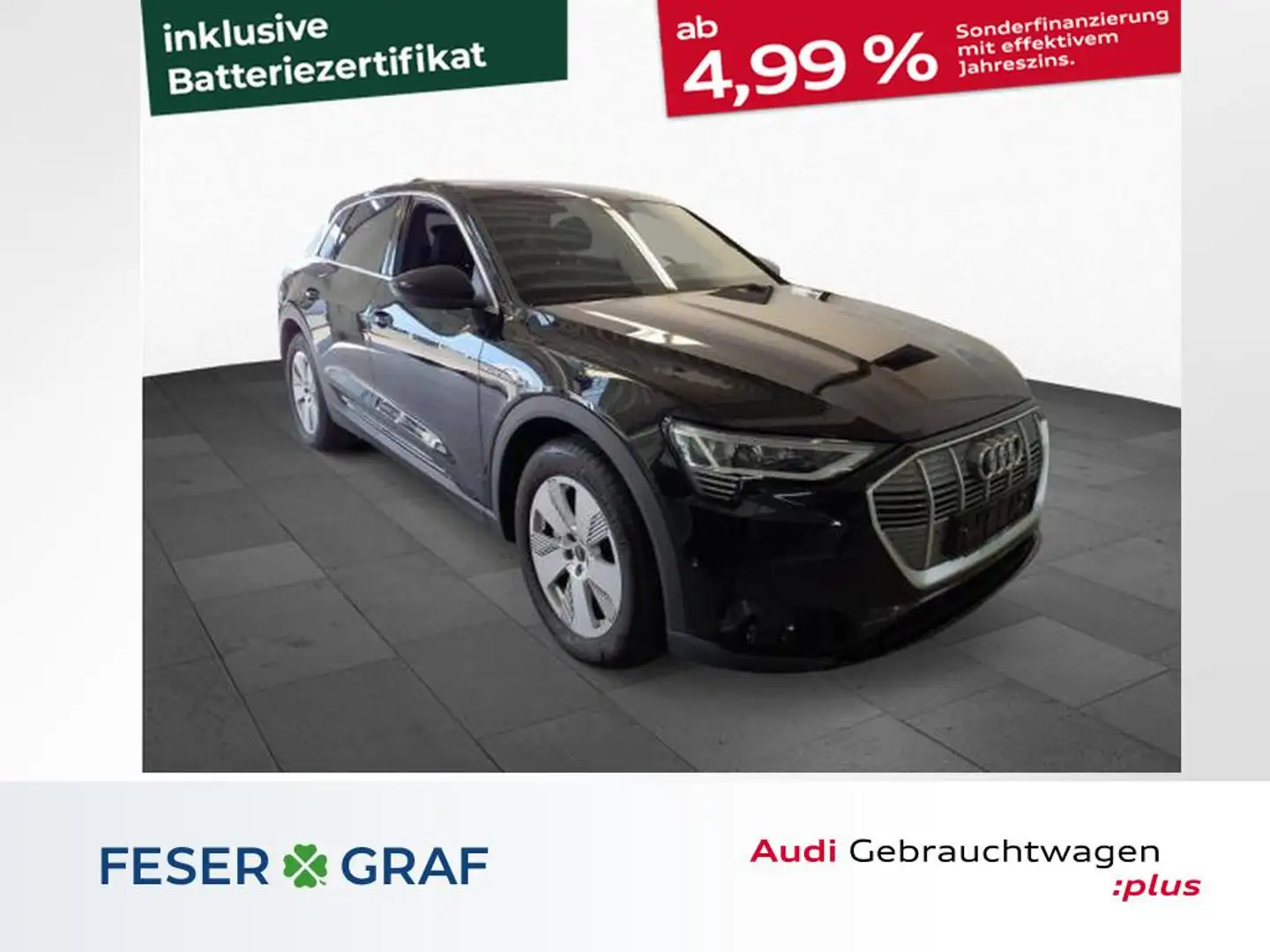 Audi e-tron 55 quattro 300 kW Schwarz - 1