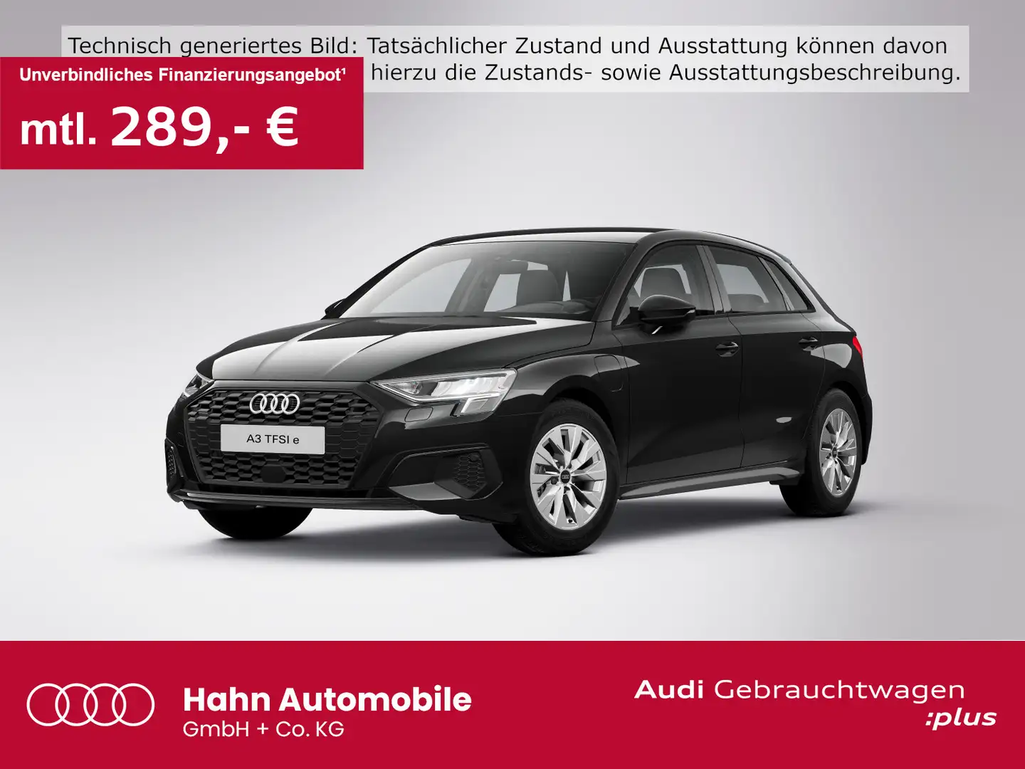 Audi A3 40TFSIe S-tronic Virtual Sitzh LED Schwarz - 1
