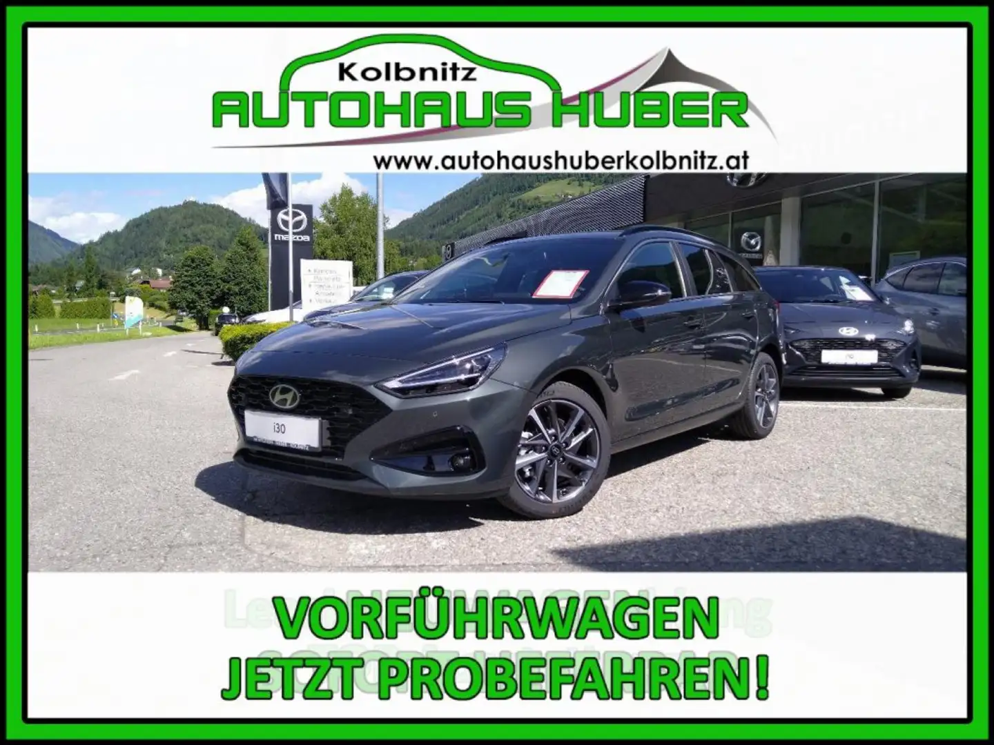Hyundai i30 Kombi 1,5 TGDI 48V Go! Plus DCT Grün - 1