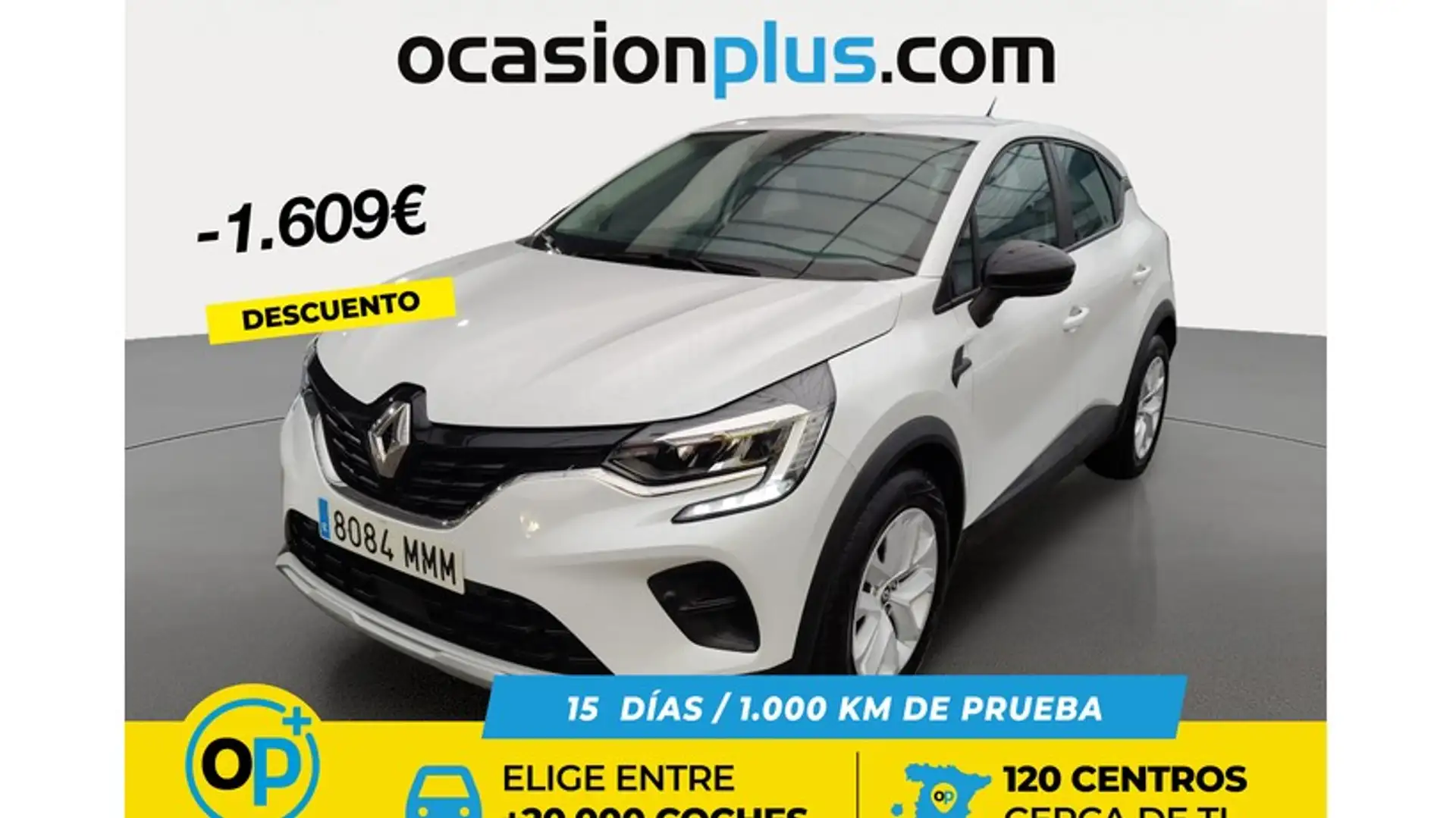 Renault Captur TCe Evolution 74kW GLP Blanc - 1