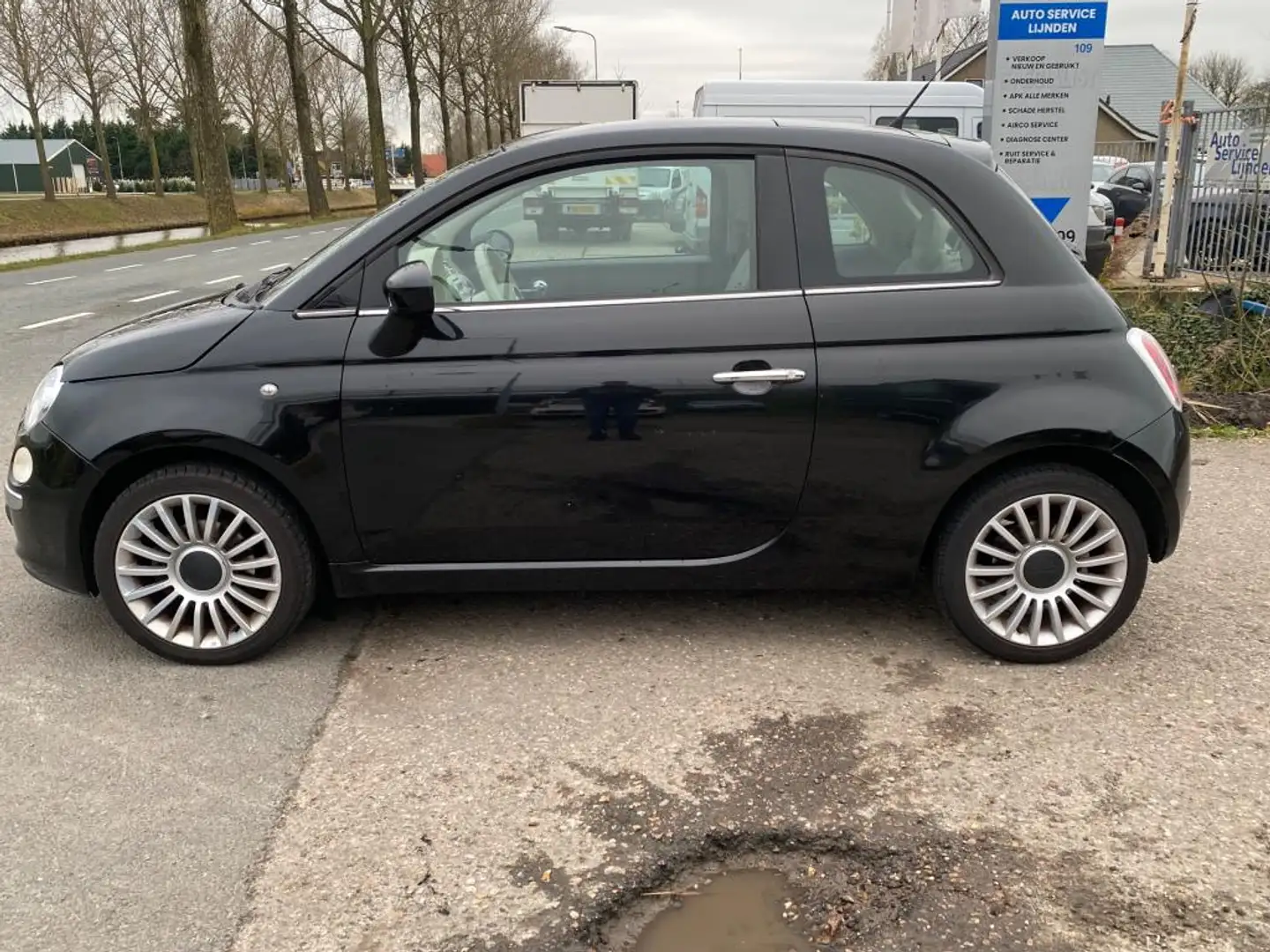 Fiat 500 1.4-16V Lounge Zwart - 2