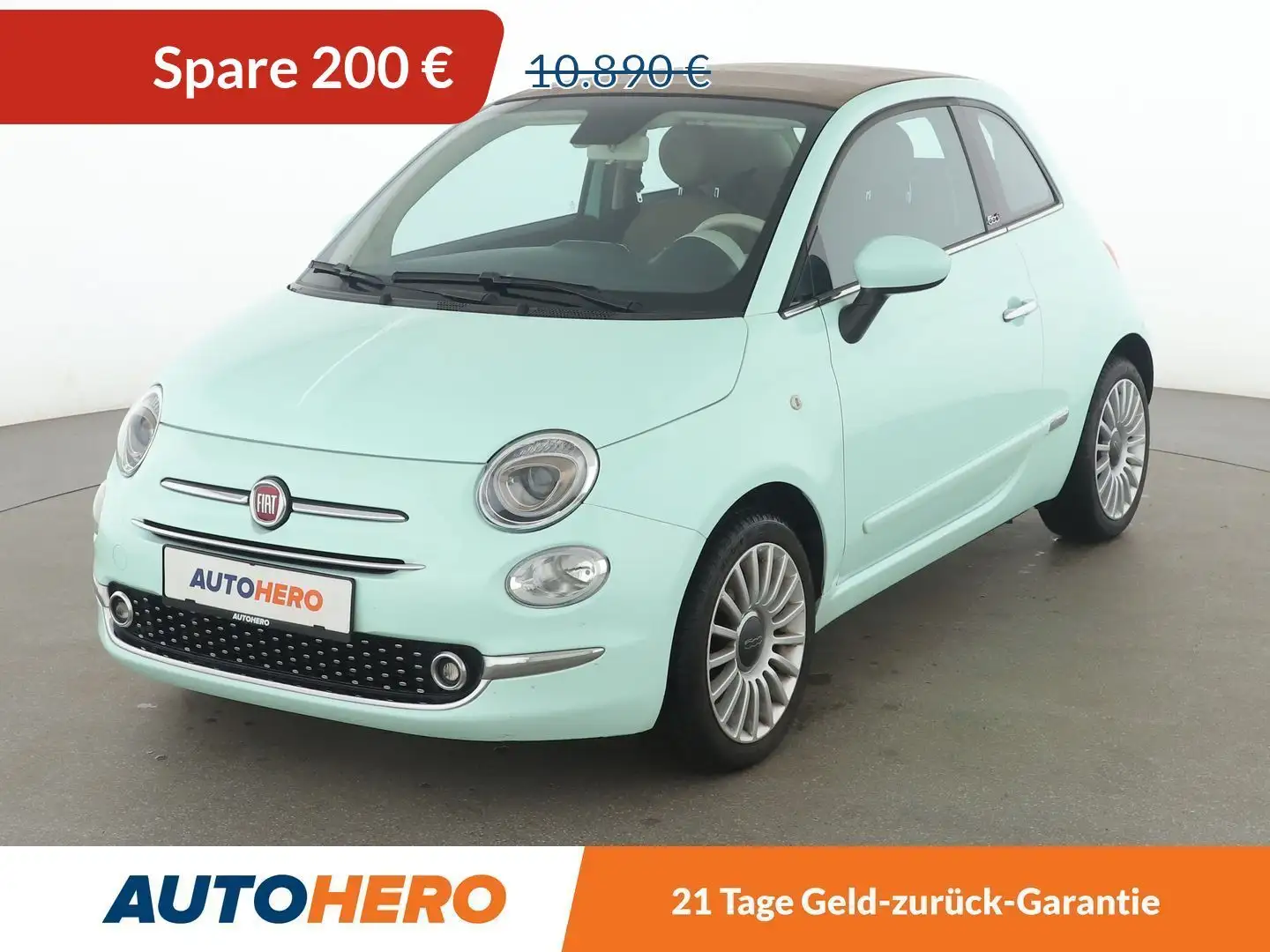 Fiat 500C 0.9 Lounge Grün - 1