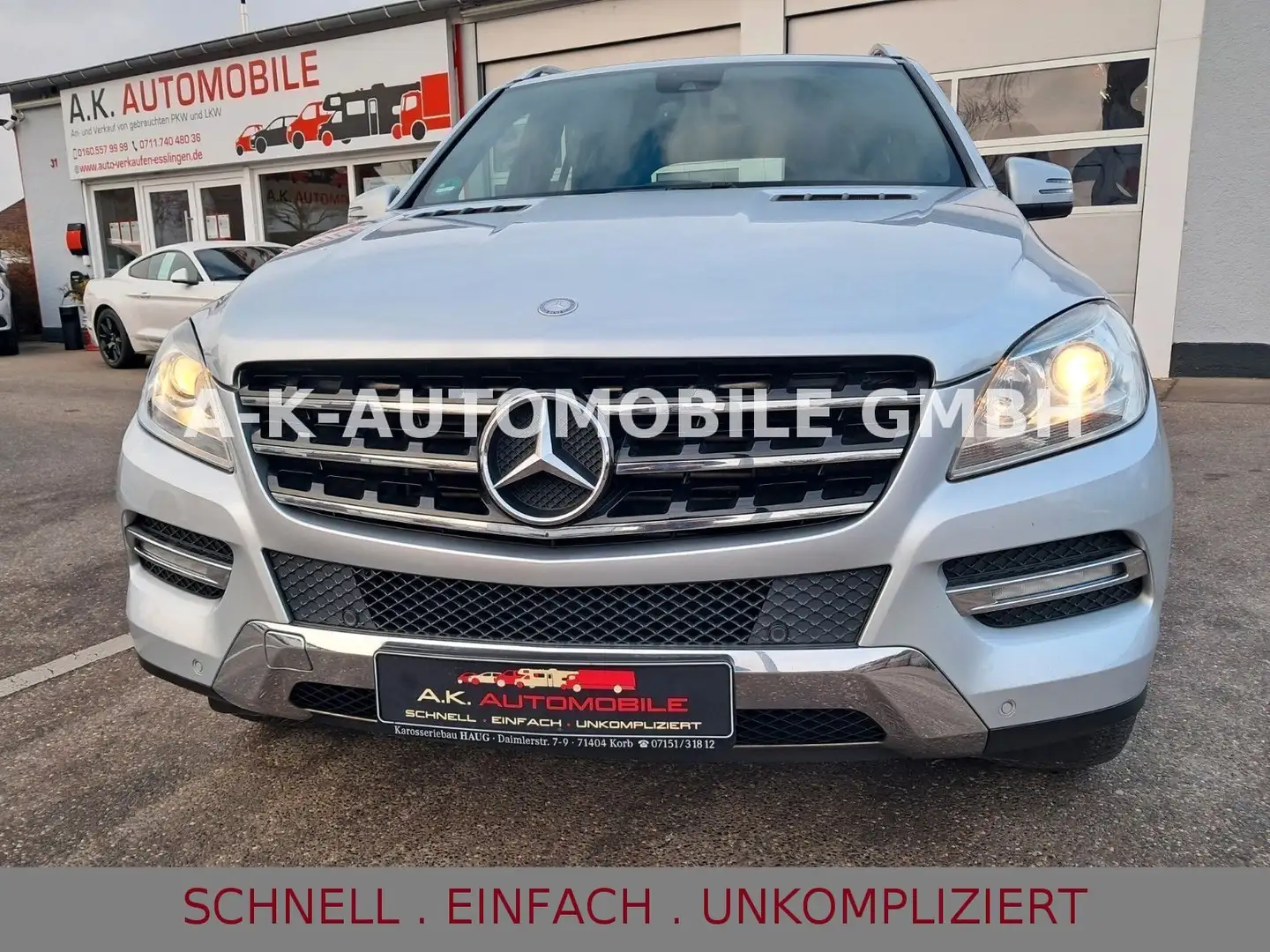 Mercedes-Benz ML 350 CDI BlueTec*LEDER*NAVI*WIPPEN*BT* Srebrny - 2