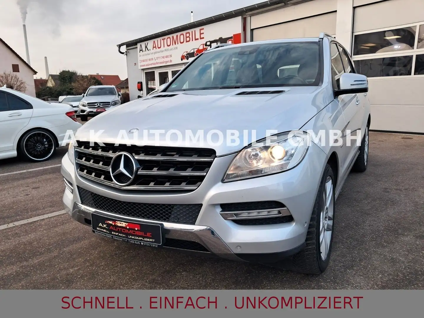 Mercedes-Benz ML 350 CDI BlueTec*LEDER*NAVI*WIPPEN*BT* Srebrny - 1