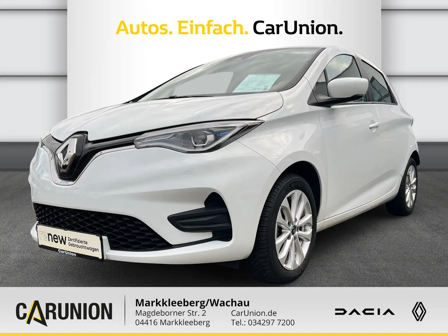 Renault ZOE E-Tech EXPERIENCE R135  Z.E. 50 Wit - 1