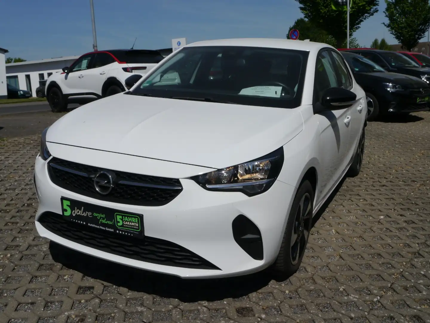 Opel Corsa F e Edition KAM KlimaA LM PDC SpurH Blanc - 2