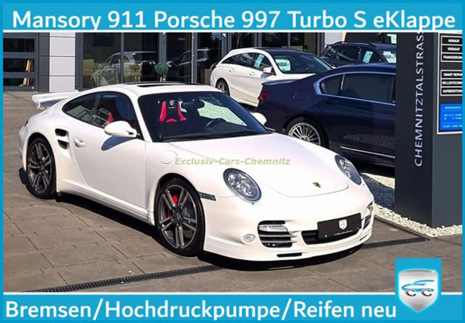 Porsche 997 Turbo S  el.Dach Klappe Mansory ANGEBOT ? Mansory White - 1