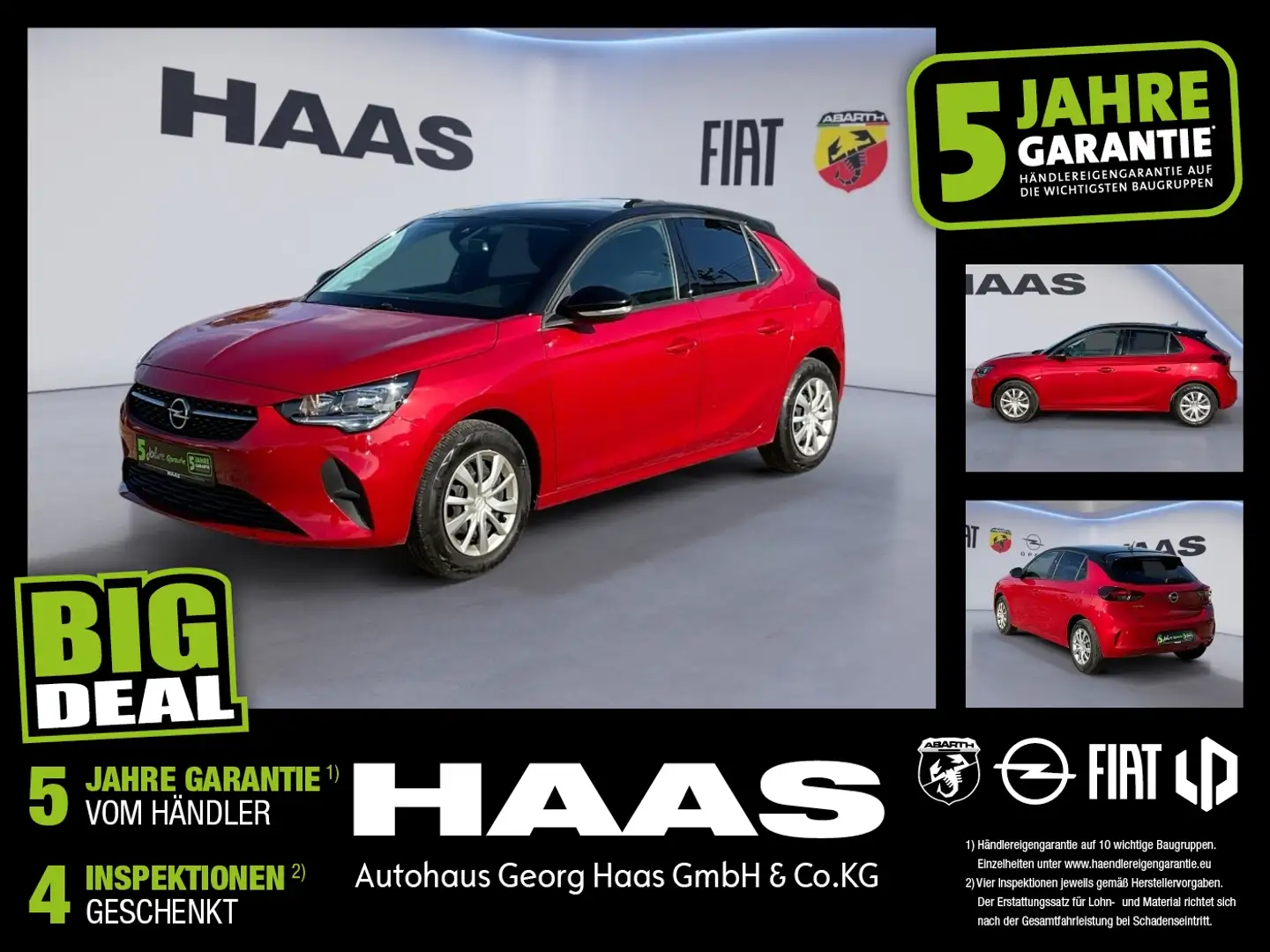 Opel Corsa F 1.2 Edition Kamera, Sitzheizung, Carplay Rot - 1