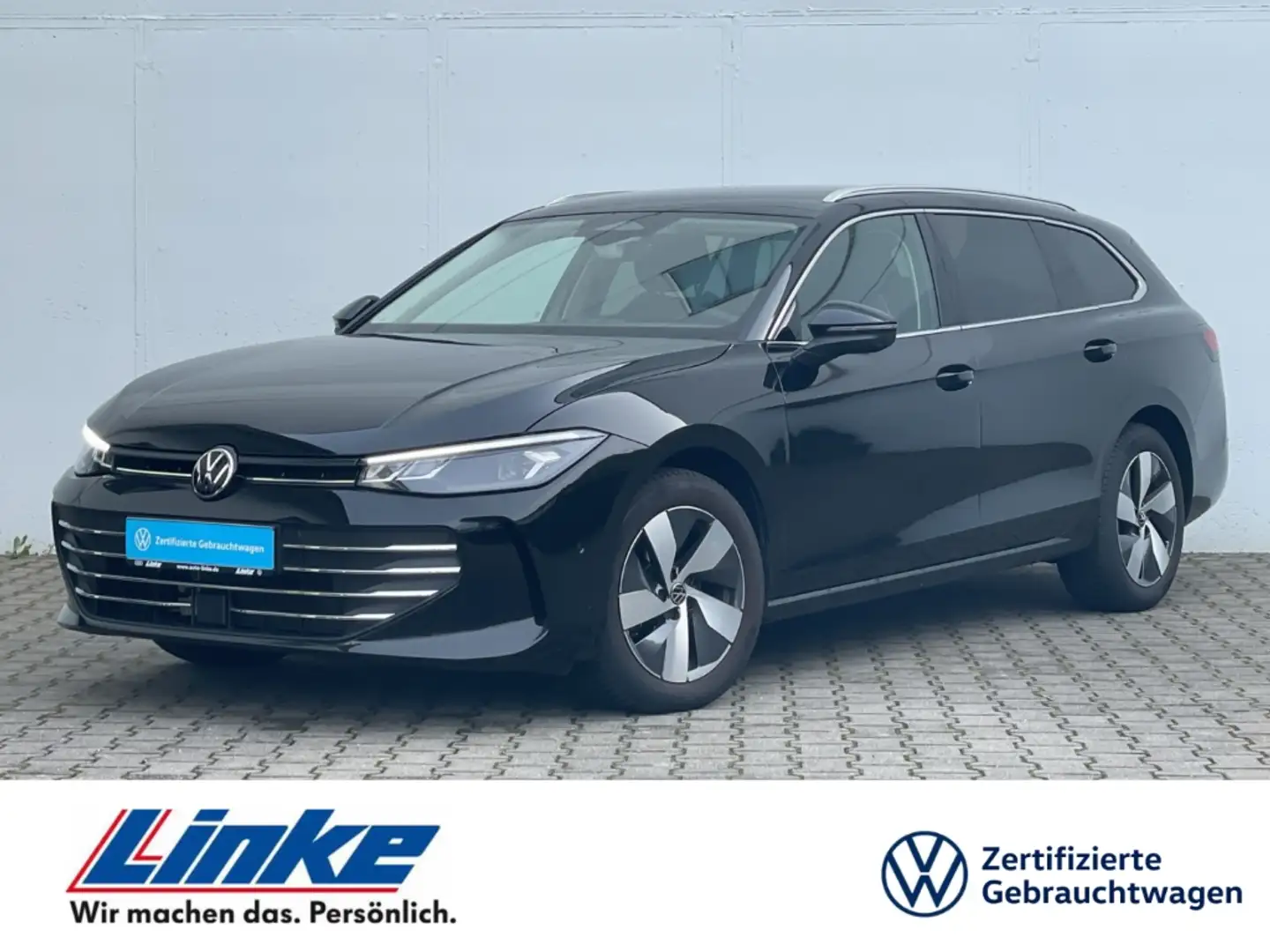 Volkswagen Passat Variant 1.5 eTSI Business AHK/360°Kamera /ACC ergoActive/N Schwarz - 1