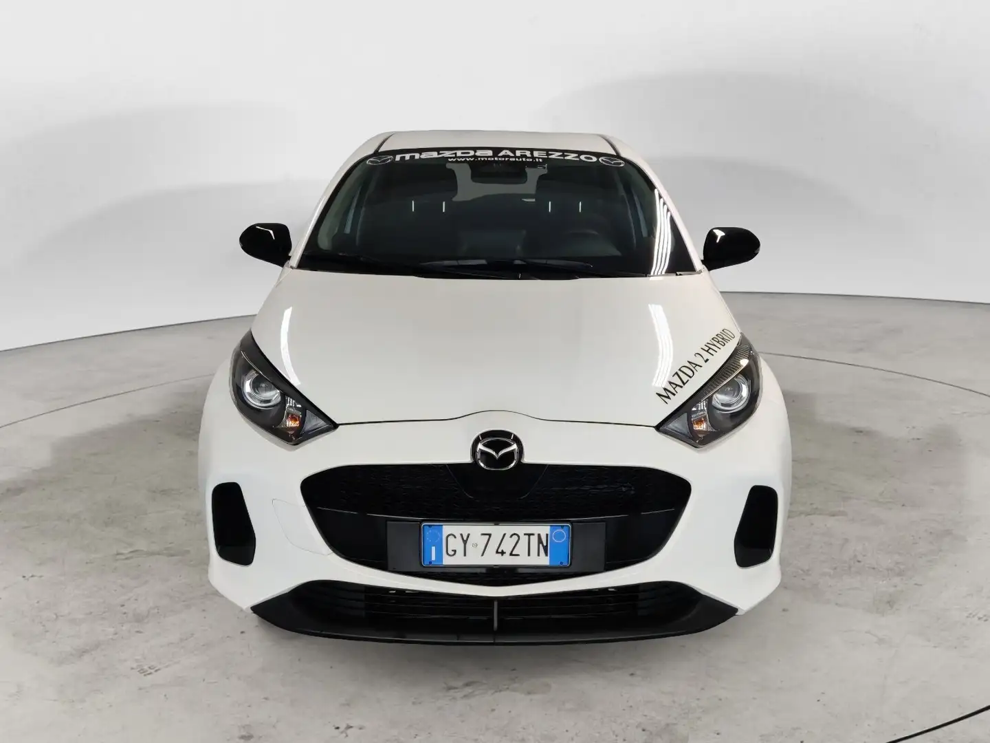 Mazda 2 Mazda2 Hybrid 1.5 VVT e-CVT Full Hybrid Electric Blanc - 2
