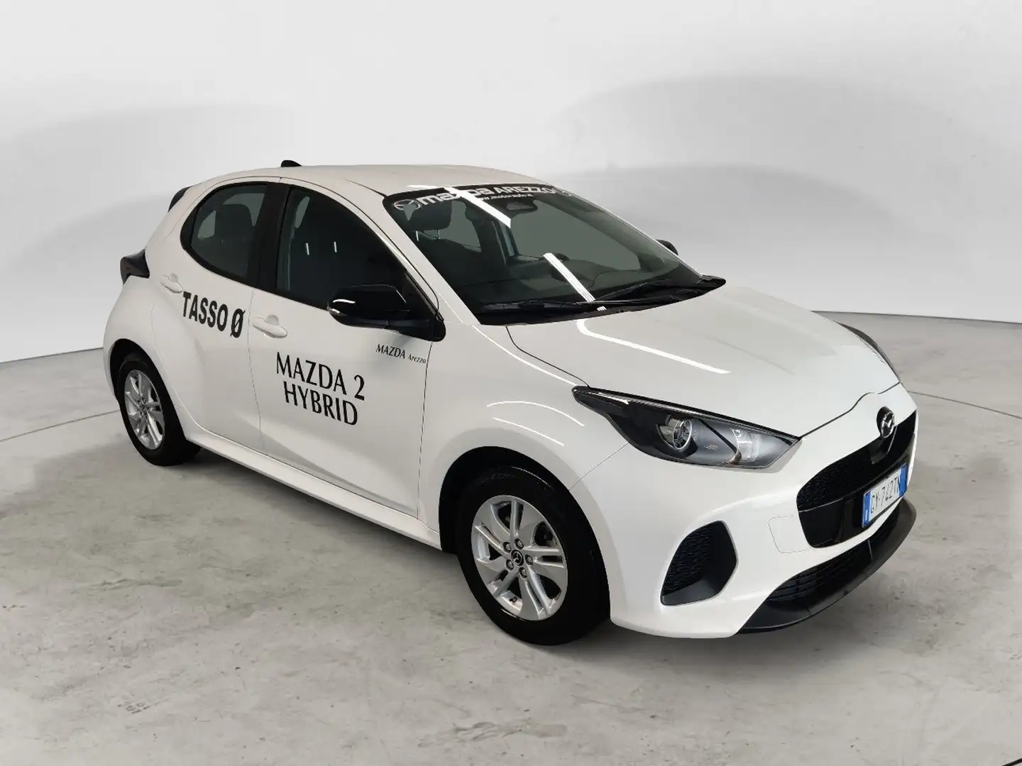 Mazda 2 Mazda2 Hybrid 1.5 VVT e-CVT Full Hybrid Electric Blanc - 1