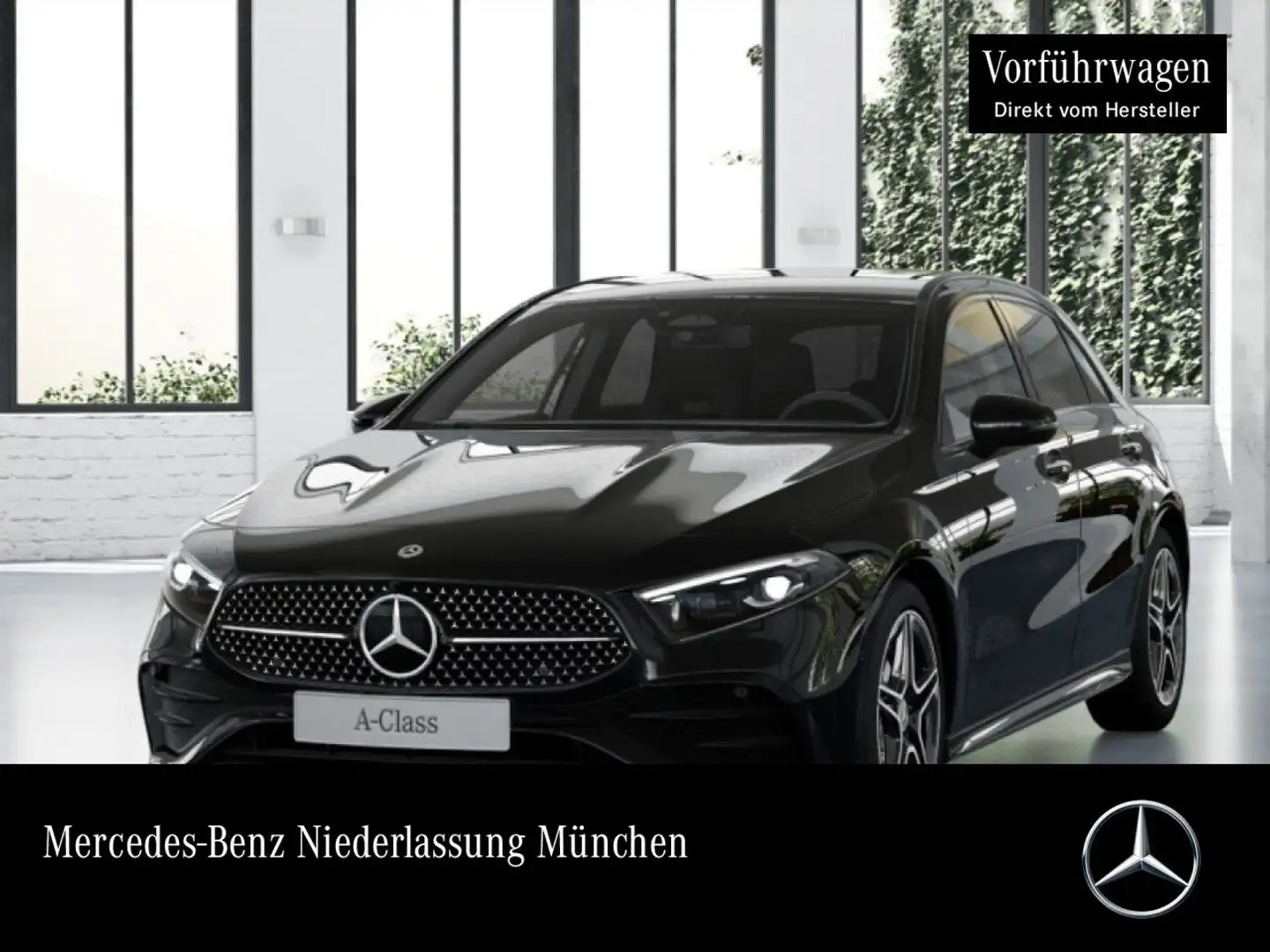 Mercedes-Benz A 200 AMG+NIGHT+MULTIBEAM+KAMERA+TOTW+KEYLESS+7G Negro - 1