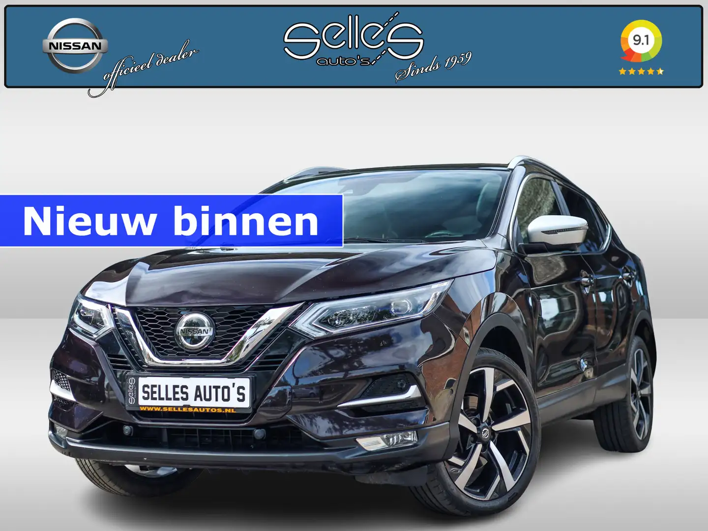 Nissan Qashqai 1.6 Tekna + Panorama dak | Stoelverwarming | 360 C Černá - 1