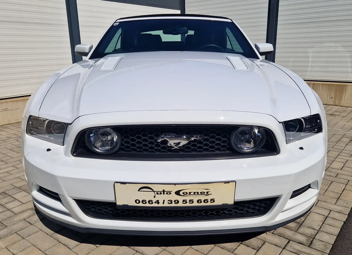 Ford Mustang GT 5.0 V8 Cabrio, 1.Besitz, NUR 35.600KM, Top!!! Weiß - 2
