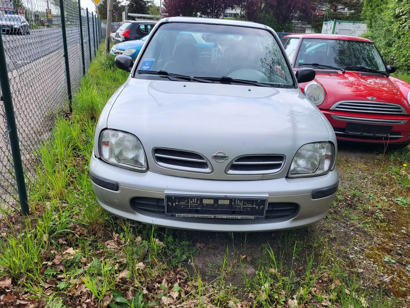 Nissan Micra 1.3 Mambo Automatik Schiebedach Tüv Neu 85tkm Silber - 1