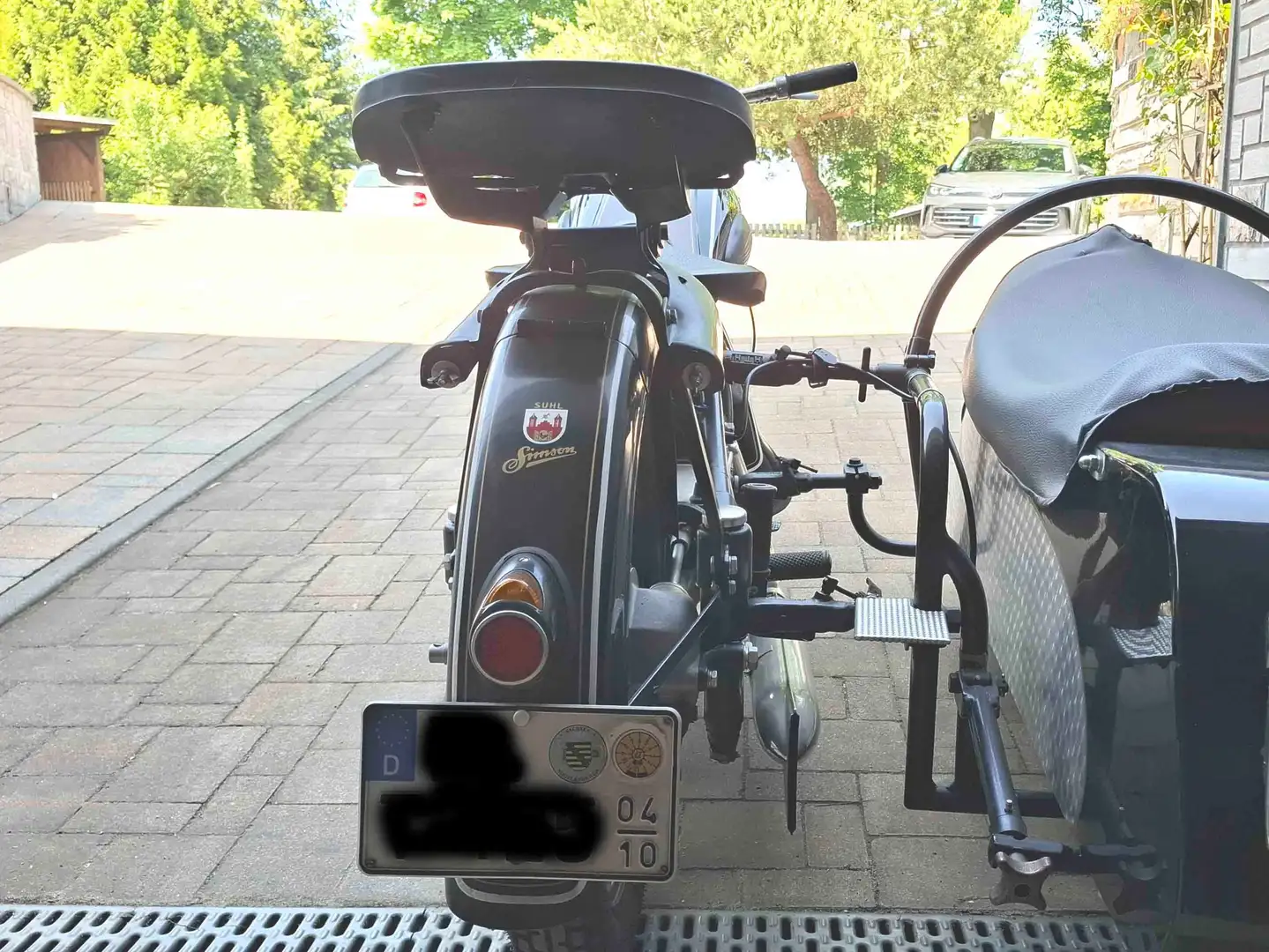Simson AWO 425 AWO 425 Touren mit Seitenwagen HTH Negro - 2
