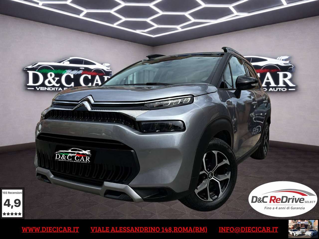 Citroen C3 Aircross 1.5 diesel  AIRCROSS SHINE UNIPRO 33000KM ITALIANA euro 6 PDC NAVI FARI LED
