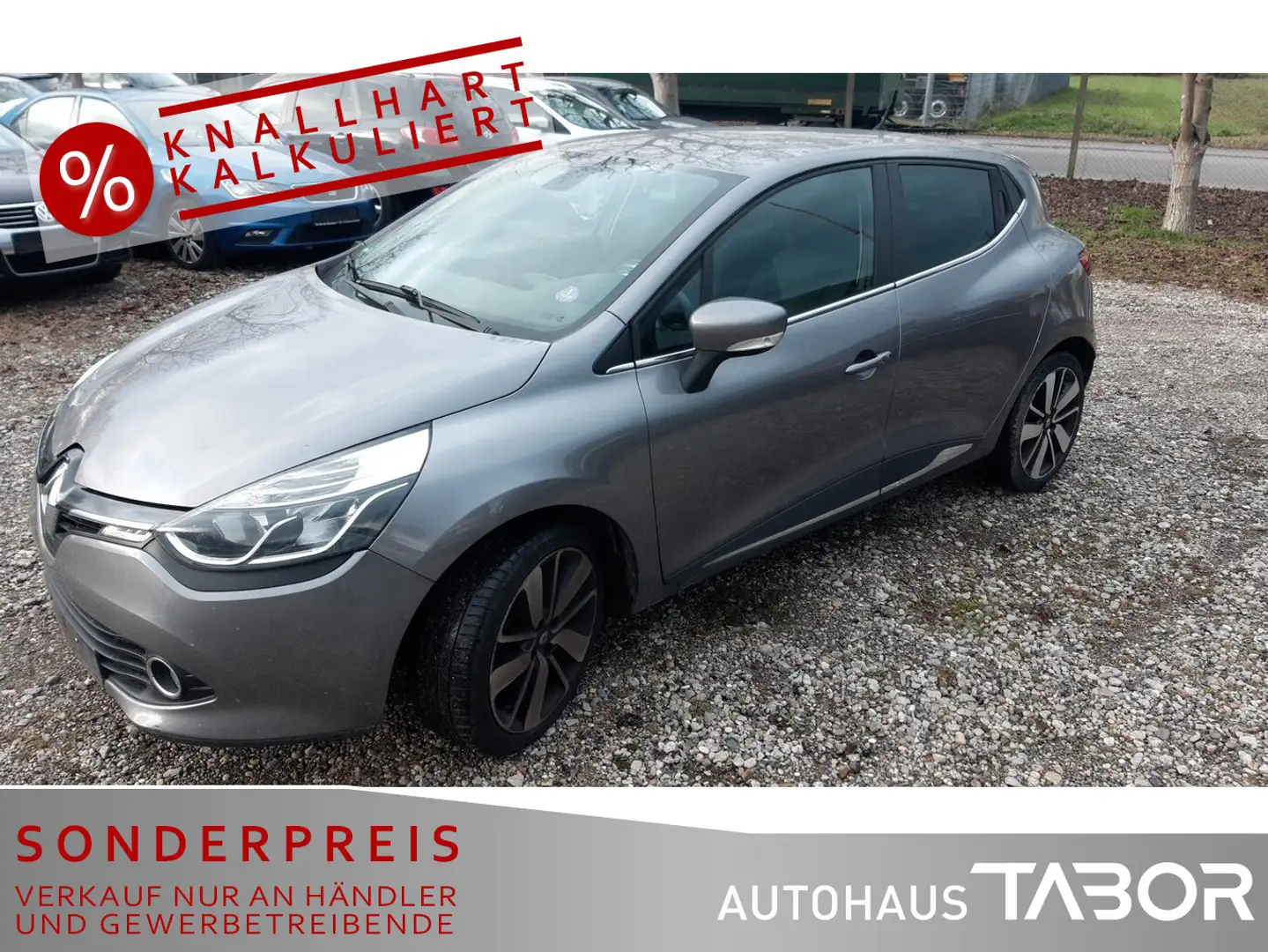 Renault Clio IV 0.9 TCe 90 Luxe Navi LM PDC Lichtaut.GRA Gris - 1