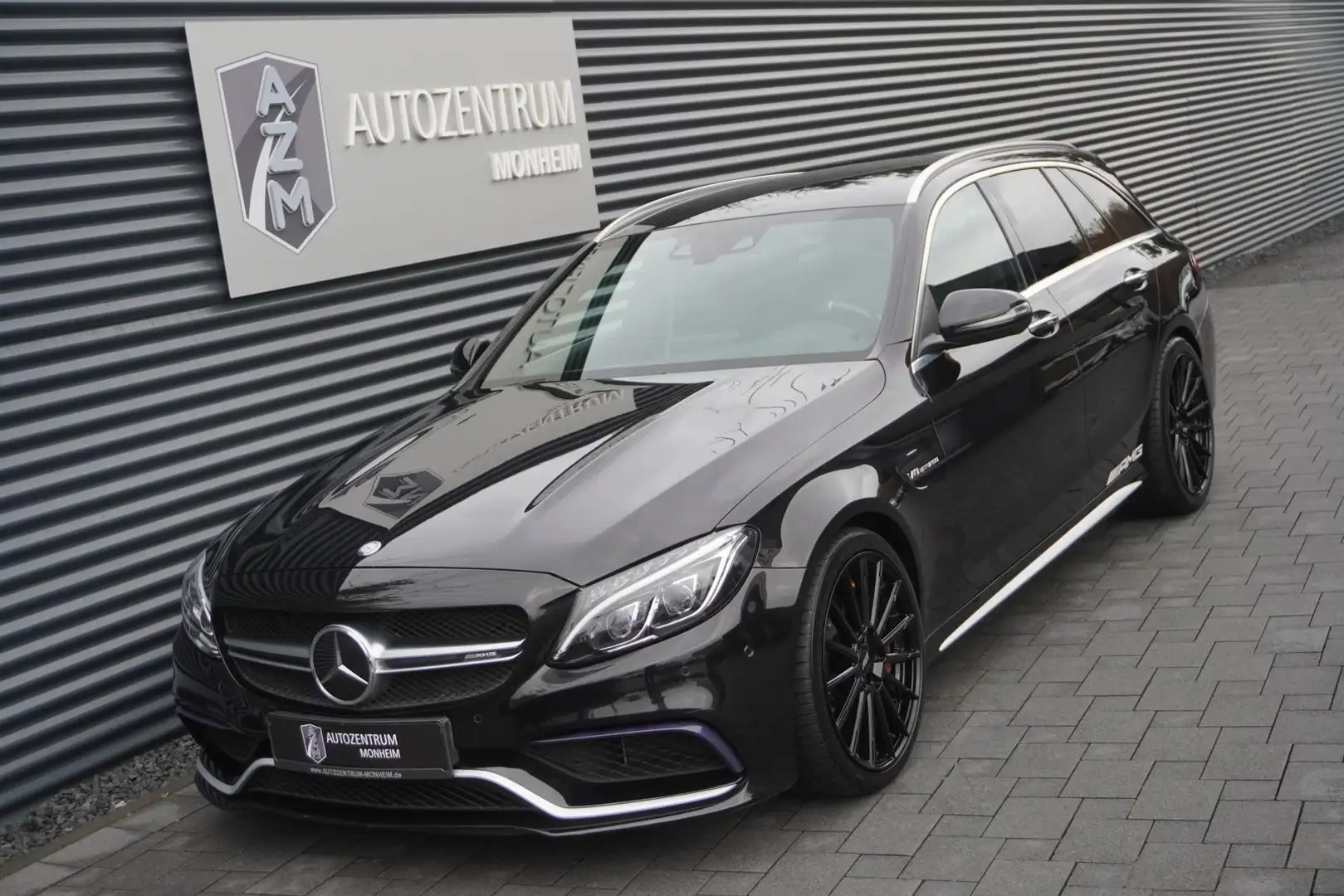 Mercedes-Benz C 63 AMG C63 AMG S|BURMESTER|KERAMIK|HEAD-UP|KEYLESS|NAVI Noir - 2