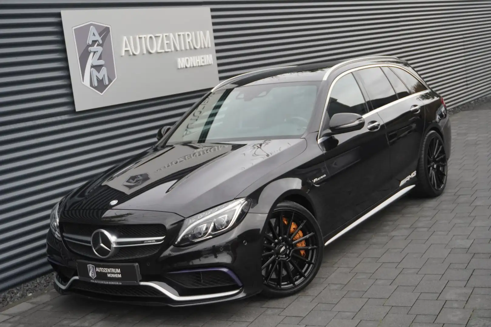 Mercedes-Benz C 63 AMG C63 AMG S|BURMESTER|KERAMIK|HEAD-UP|KEYLESS|NAVI Noir - 1
