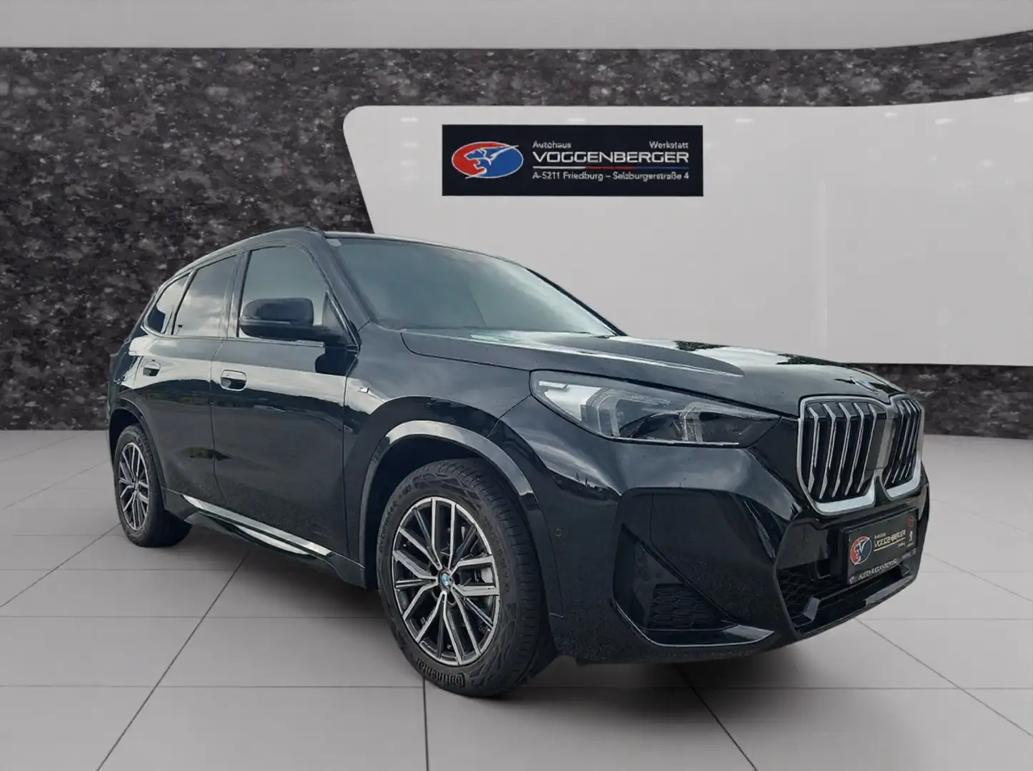 BMW X1 20 d sDrive M Sport AHK Sh Led RK Schwarz - 2