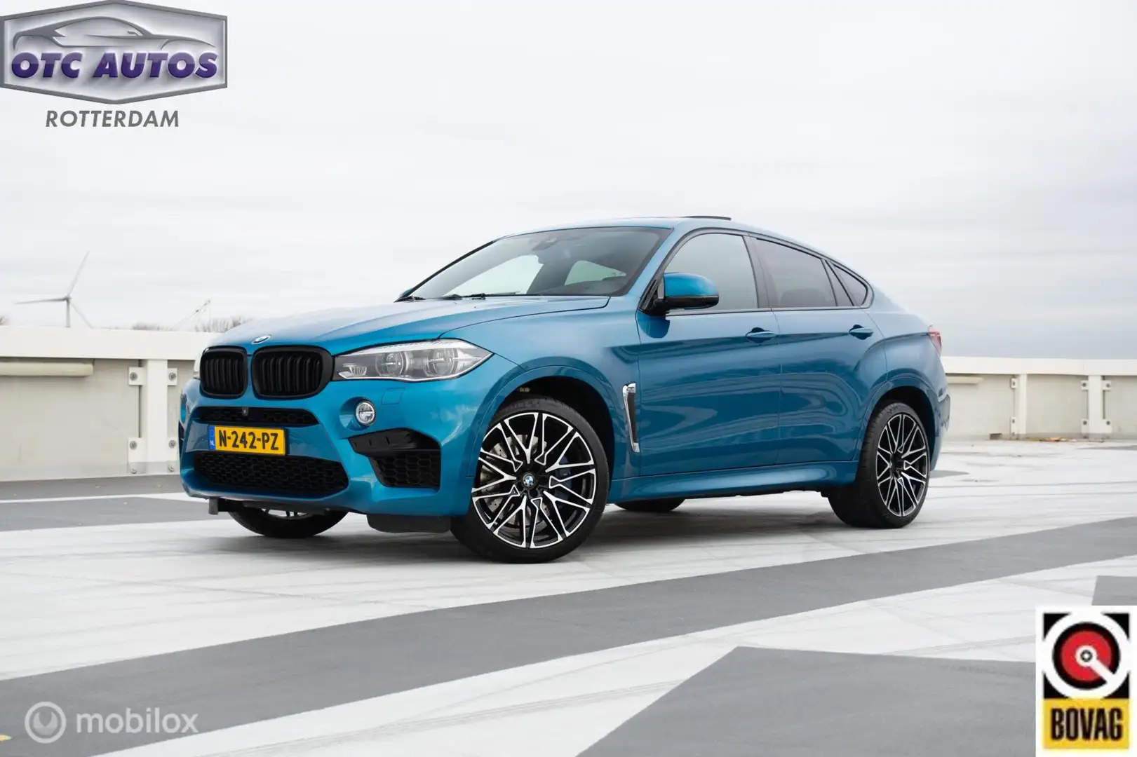 BMW X6 M 576PK - PANO - BANG & OLUFSEN - TREKHAAK - HEAD-UP Blauw - 1