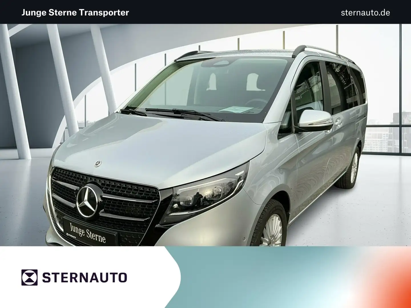 Mercedes-Benz V 250 V 250 d 4M Style L DISTR/Pano/Multibeam/Navi/KAM Silber - 1
