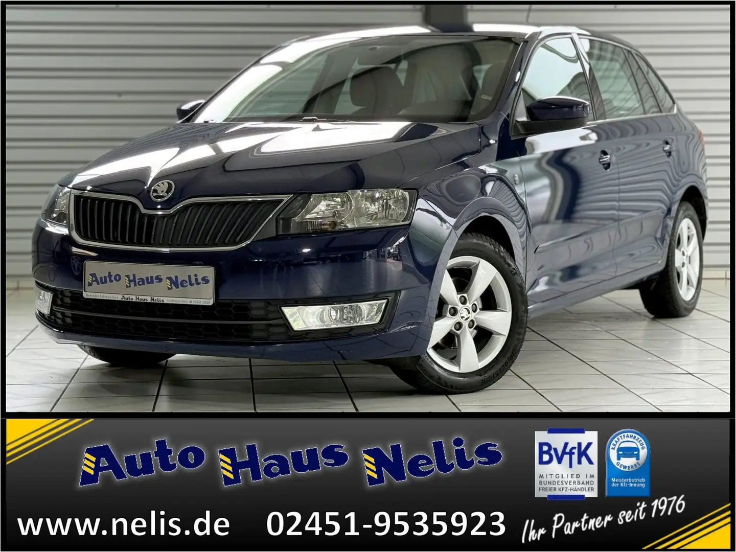 Skoda Rapid/Spaceback Spaceback 1,2 TSI Ambition Klimaanlage Sit Bleu - 1
