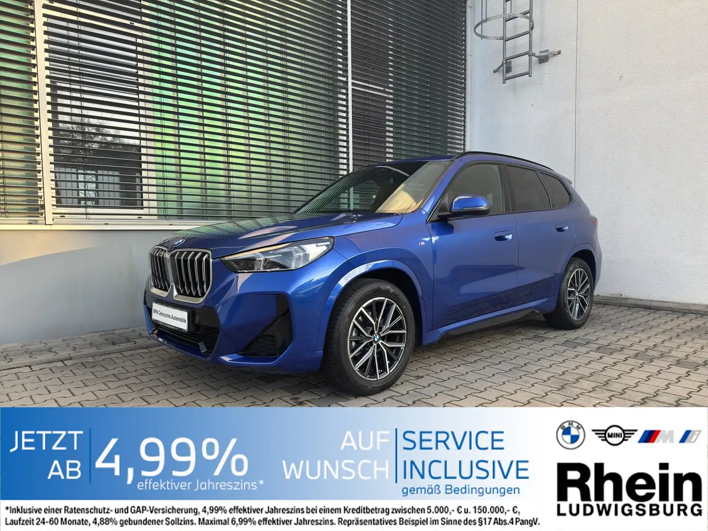 BMW X1 sDrive 18i M Sportpaket LED Navi AHK ParkAs Blau - 1