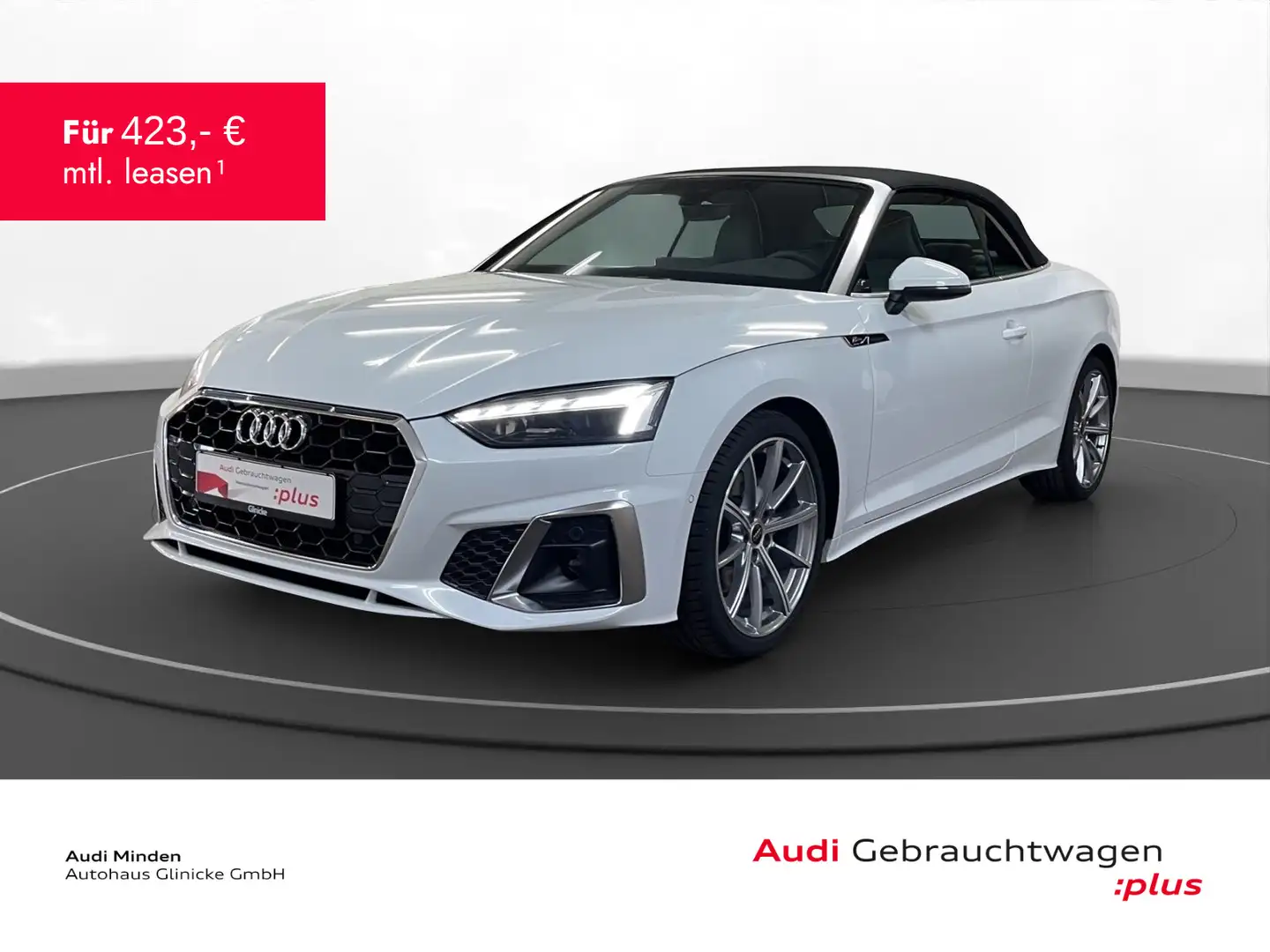 Audi A5 35 TDI S line AHK Matrix LM 19" Nav Weiß - 1