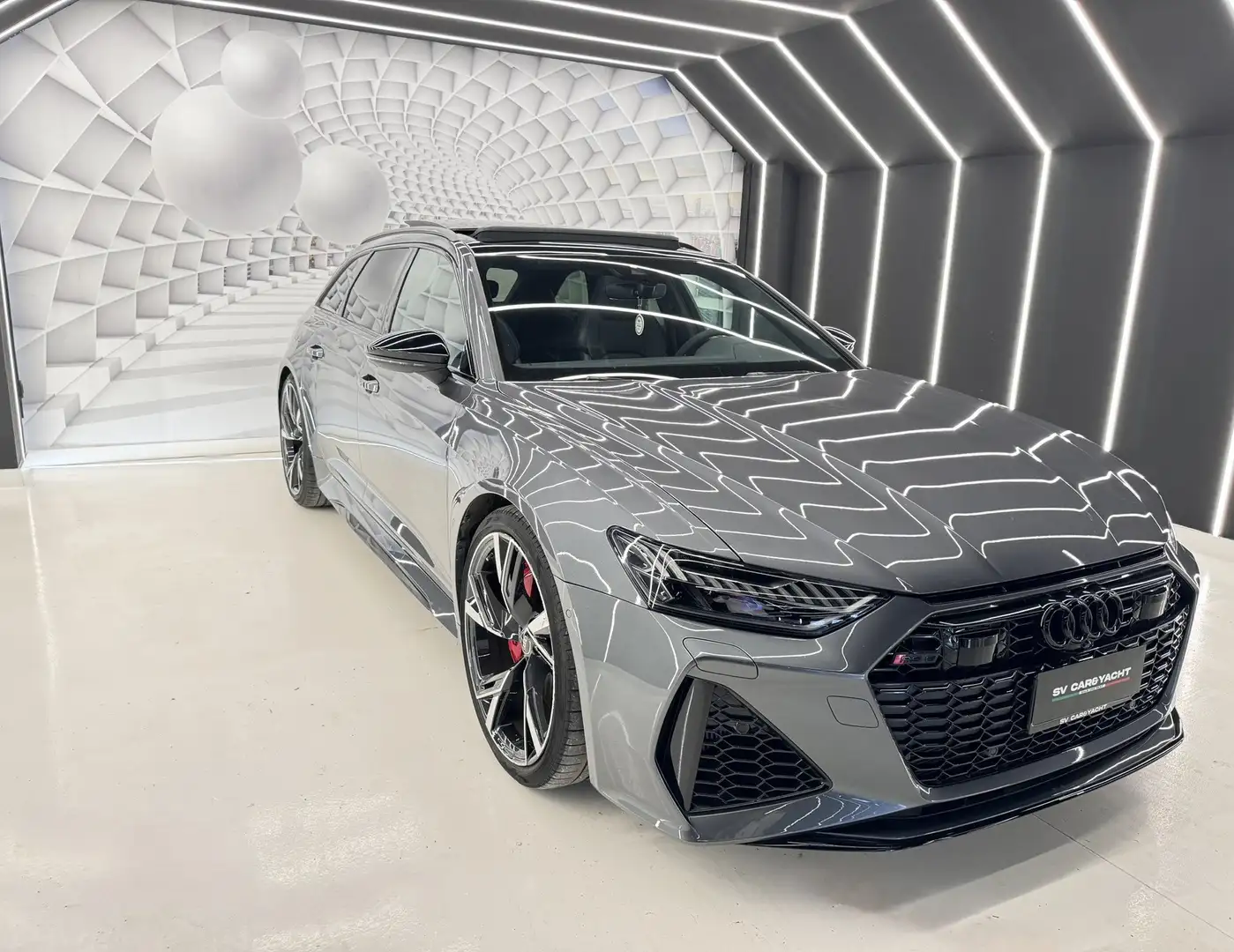 Audi RS6 Avant 4.0 600CV-KM CERTIFICATI-CARBOCERAMICA- Grigio - 2