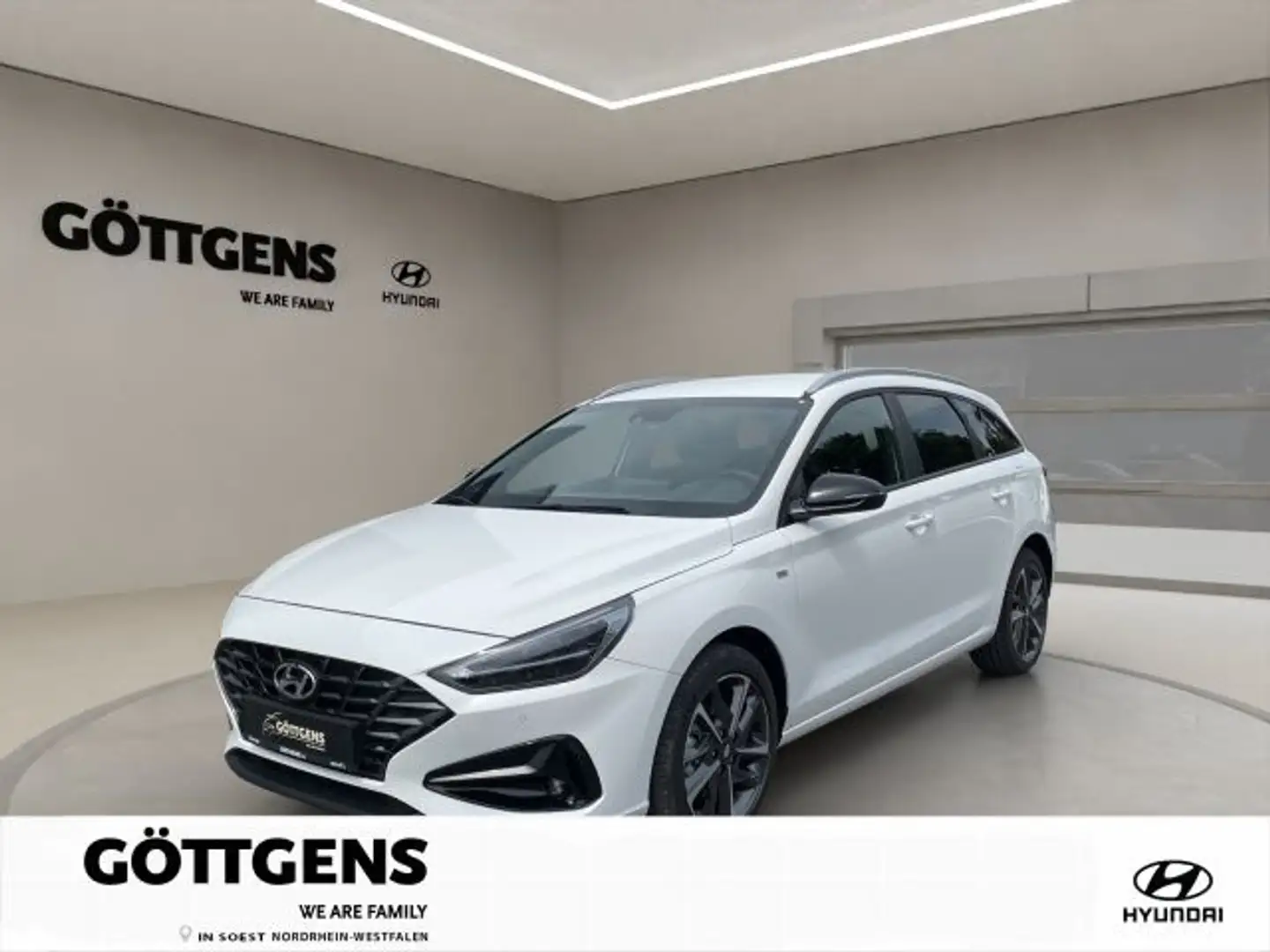Hyundai i30 Kombi 1.5 Turbo 48V Advantage 160PS erst50km N Blanc - 1