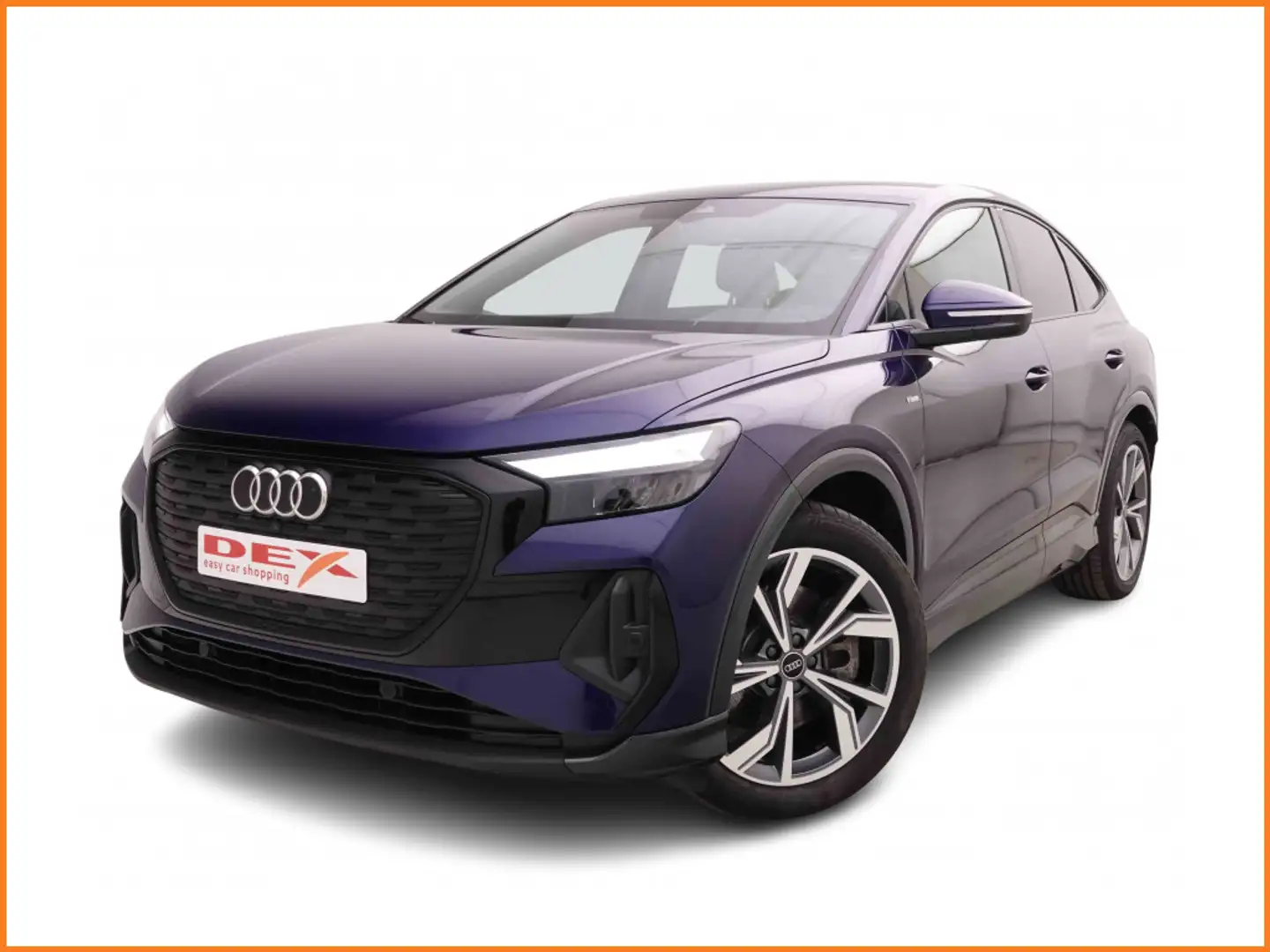 Audi 40 E-Tron 204 Sportback S-Line + GPS + Leather + A Bleu - 1