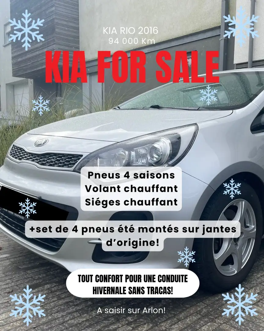 Kia Rio Rio 1.4i Mind Argent - 1