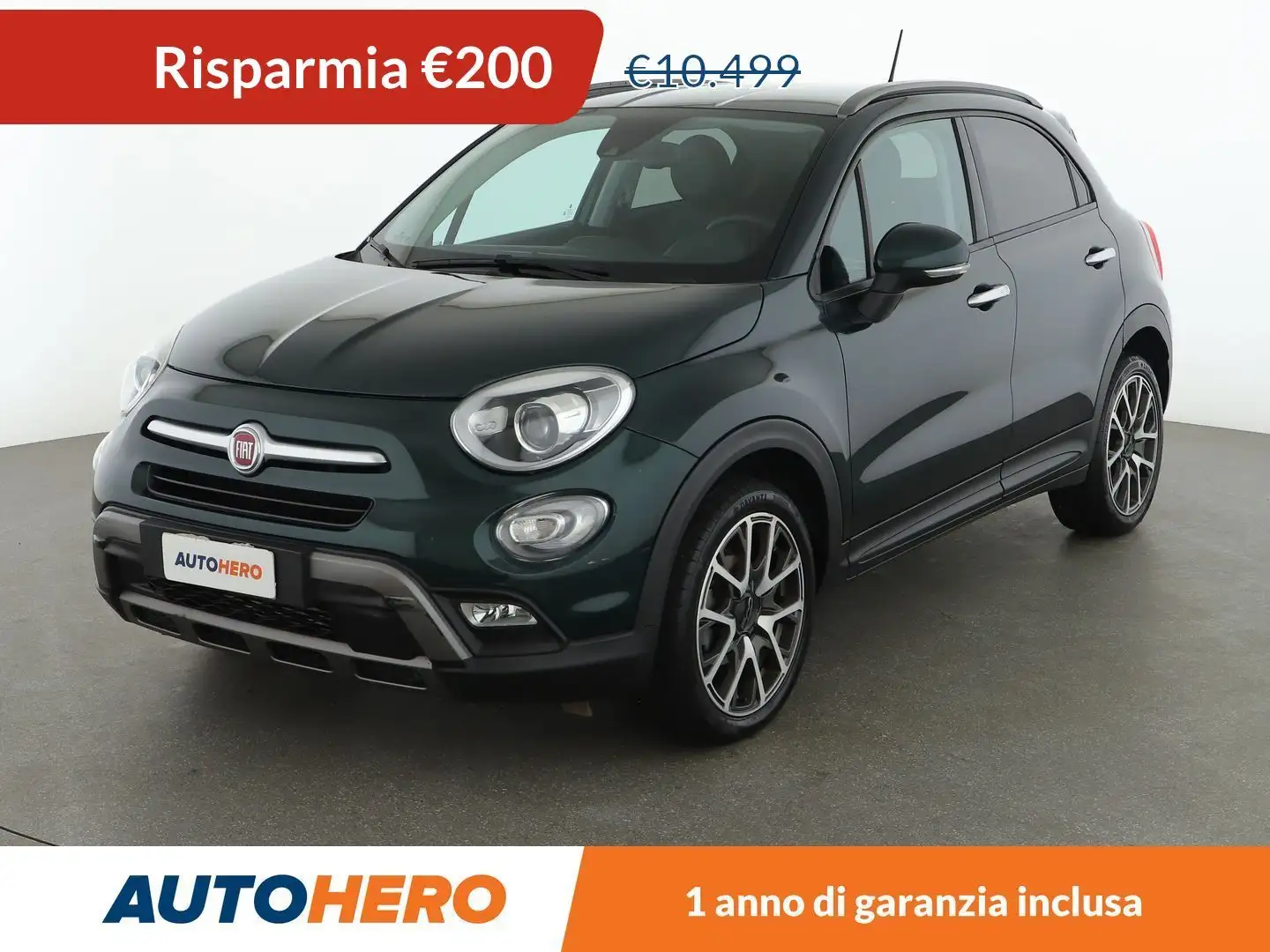 Fiat 500X 1.4 Turbo Cross Plus 140 CV Grün - 1