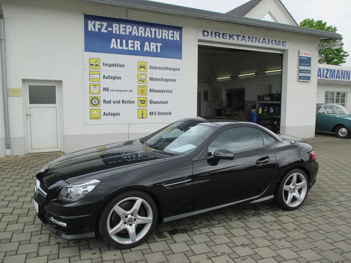 Mercedes-Benz SLK 200 Autom. AMG Line Schwarz - 1