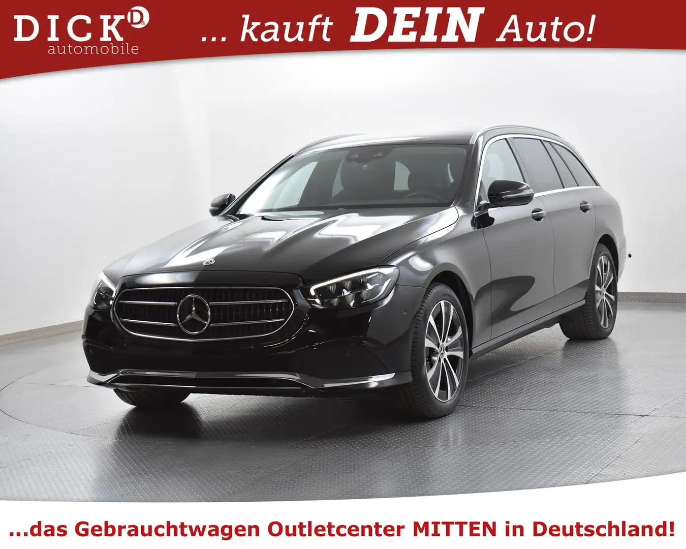 Mercedes-Benz E 300 e T Avantg STDHZ+MEMO+WIDESC+AHK+ACC+KAMERA Black - 2