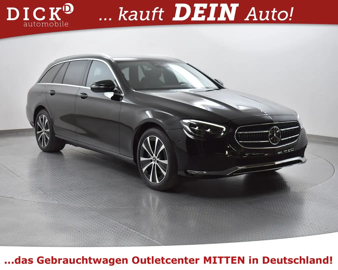 Mercedes-Benz E 300 e T Avantg STDHZ+MEMO+WIDESC+AHK+ACC+KAMERA Black - 1