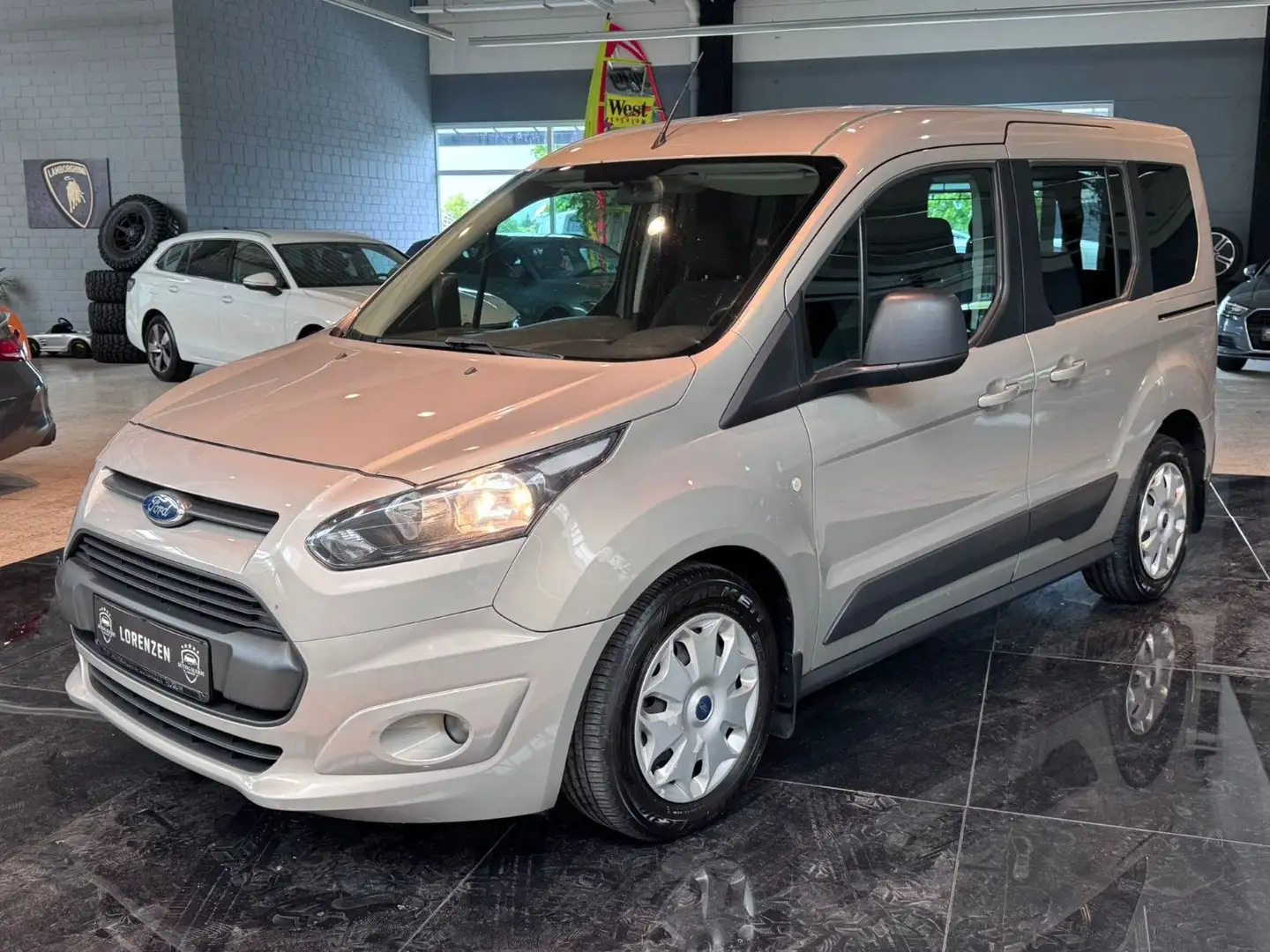 Ford Tourneo Connect Tempo Audio Klima AHK ATM-Motor Grau - 1