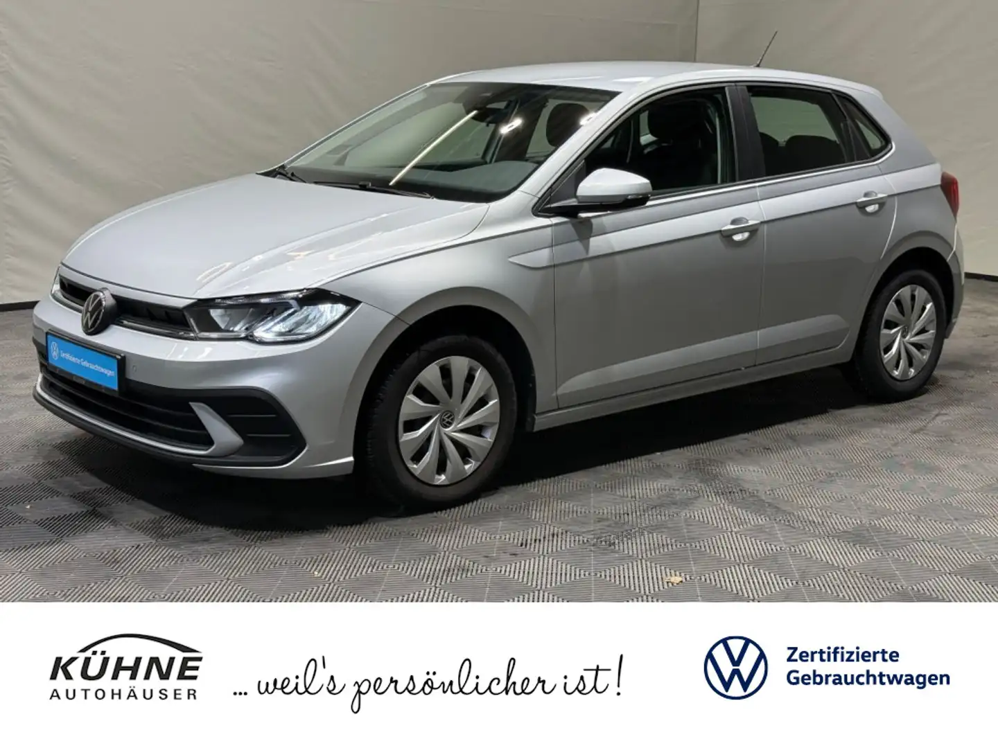 Volkswagen Polo 1.0 MPI | LED DAB BLUETOOTH KLIMA SITZHEIZ Silber - 1