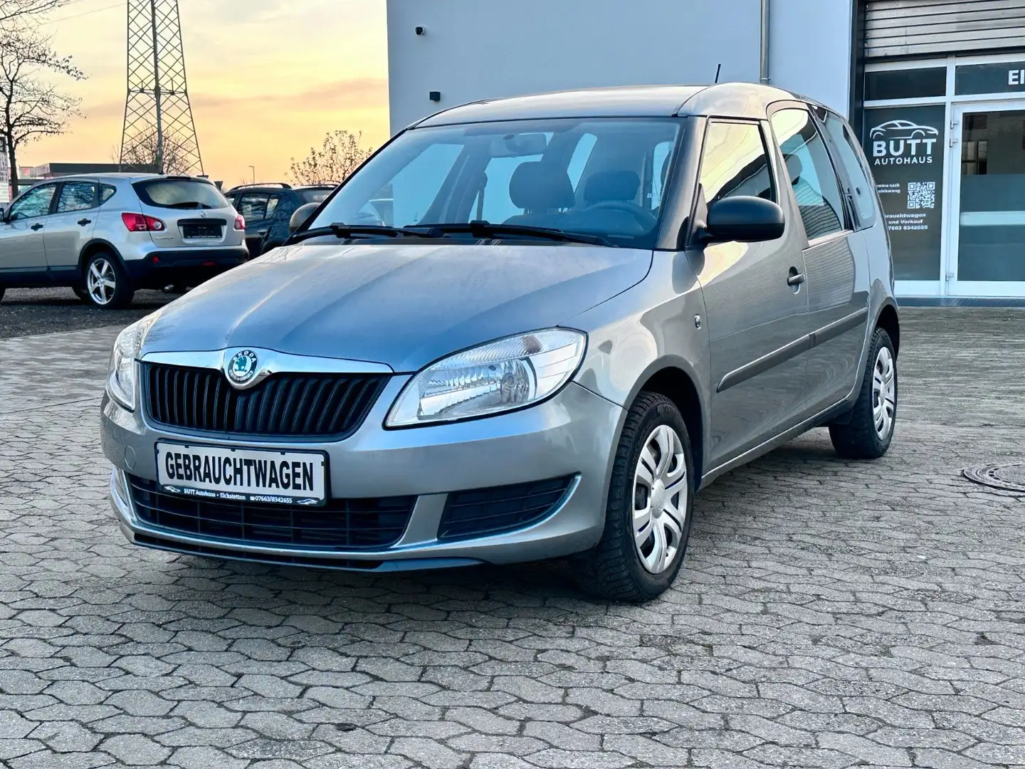 Skoda Roomster 1.2 TDI Klima TÜV NEU Grau - 2