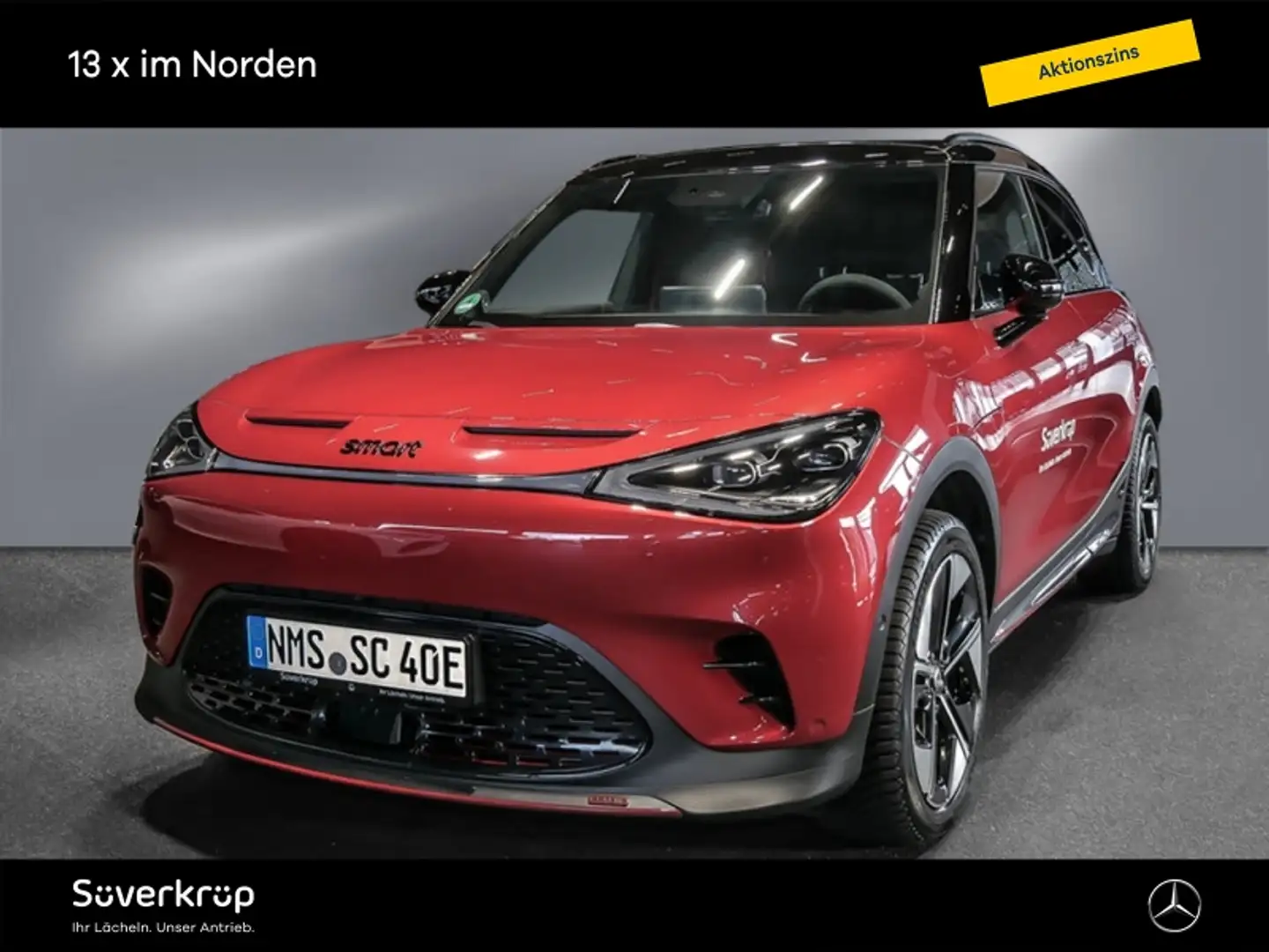 smart #1 Brabus MEMO 360 DISTR KAMERA PANO SPUR STANDH Rot - 1