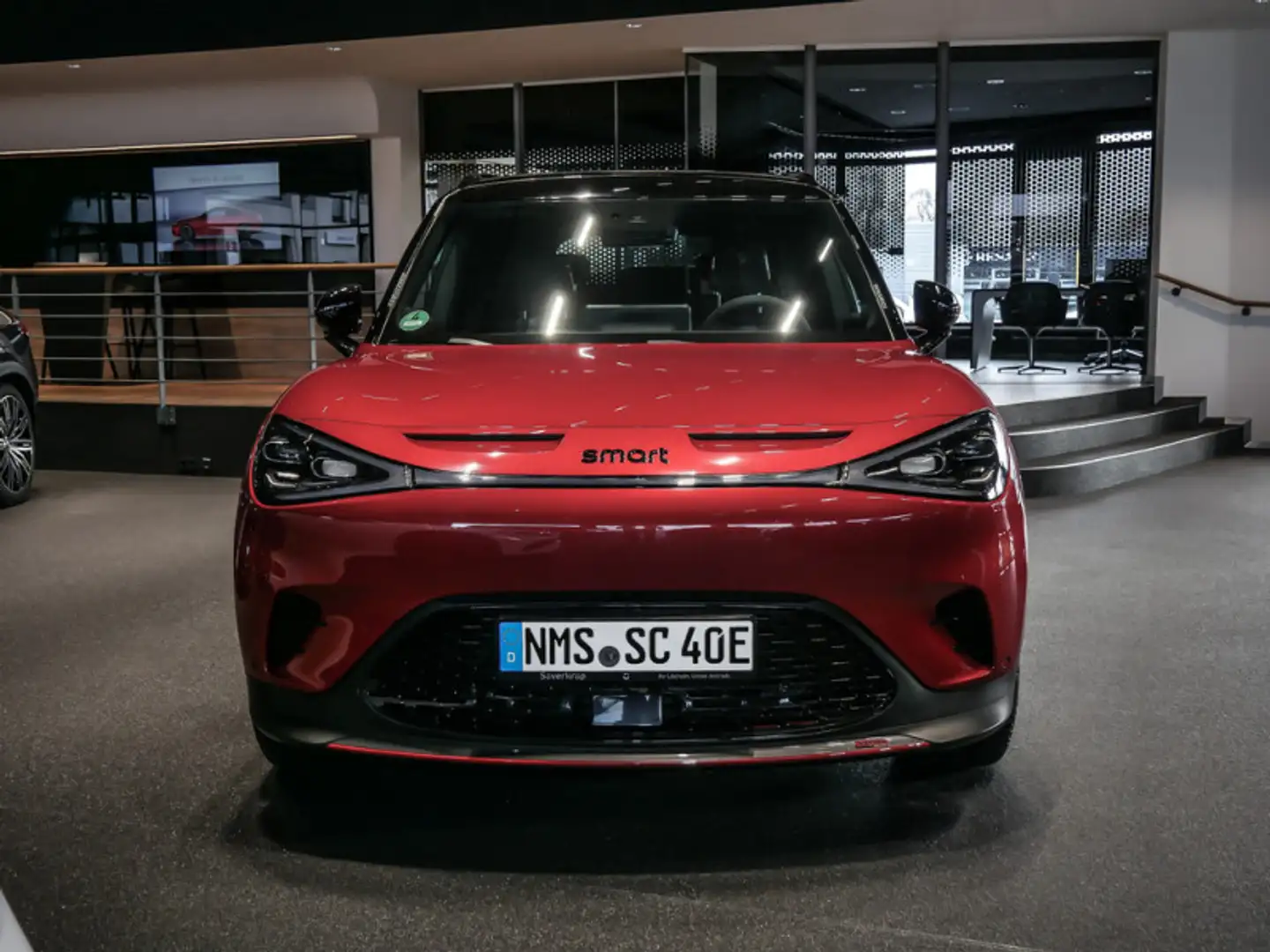 smart #1 Brabus MEMO 360 DISTR KAMERA PANO SPUR STANDH Rot - 2