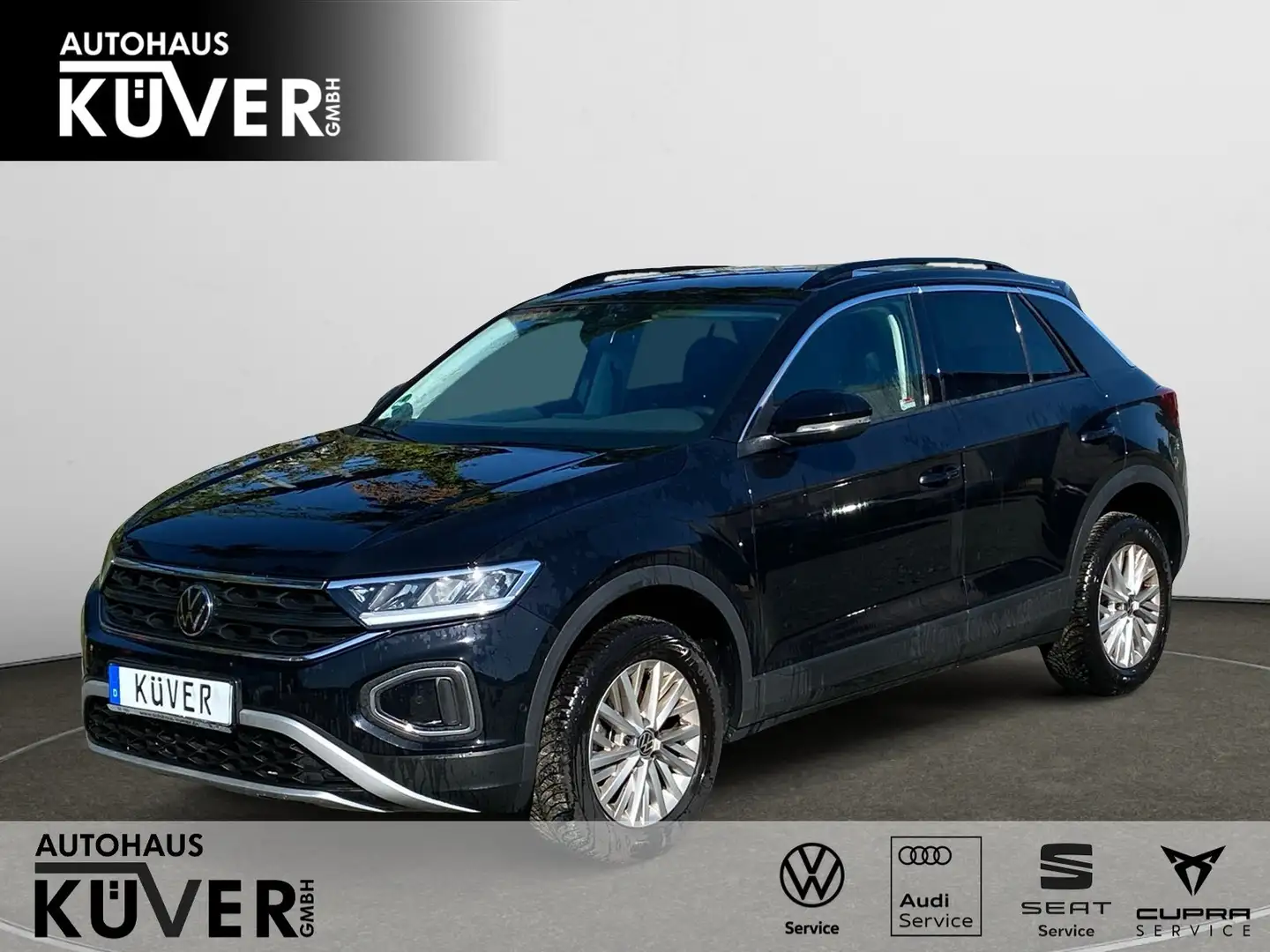 Volkswagen T-Roc Life 1.5 TSI DSG LED+ACC+Einparkh.+16 AUT Nero - 1